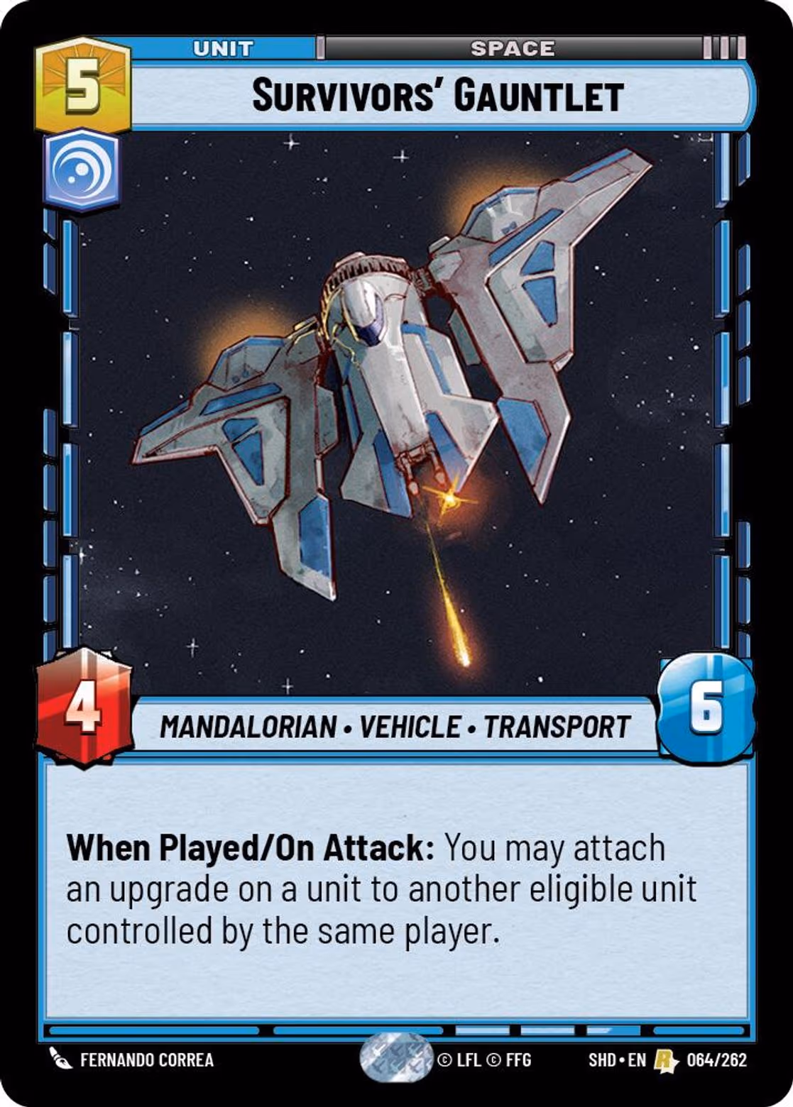 Survivors' Gauntlet SHD-064 Star Wars Unlimited card