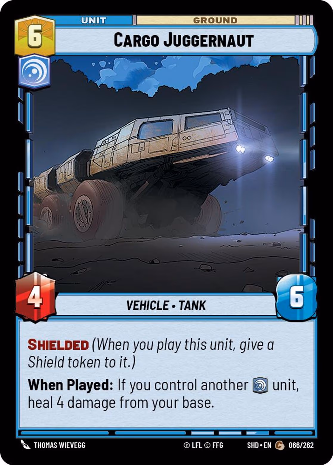Cargo Juggernaut SHD-066 Star Wars Unlimited card