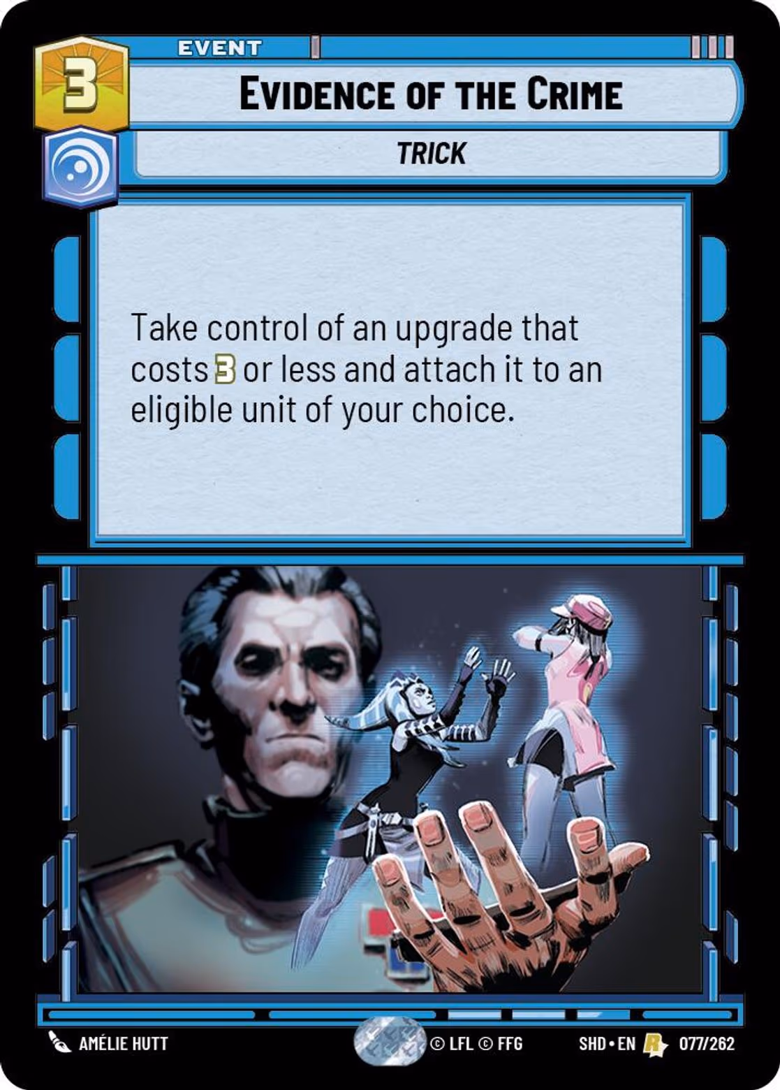 Evidence of the Crime SHD-077 Star Wars Unlimited card
