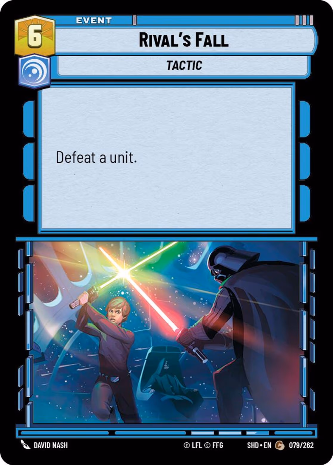 Rival's Fall SHD-079 Star Wars Unlimited card