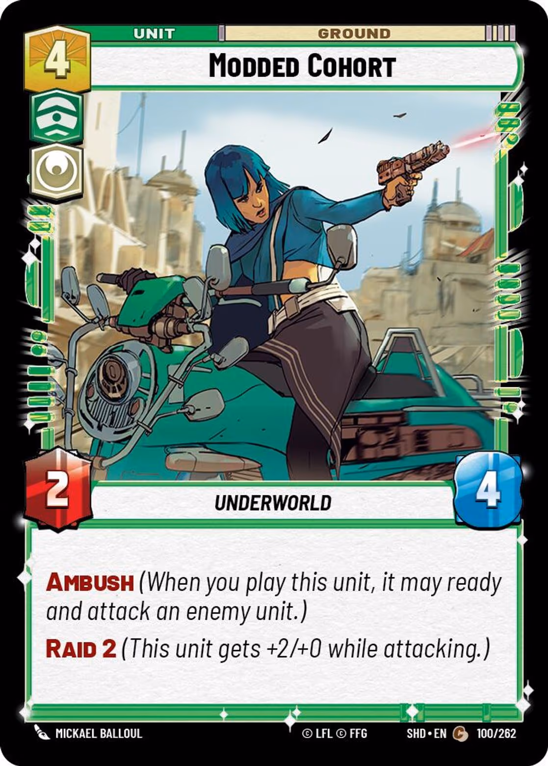 Modded Cohort SHD-100 Star Wars Unlimited card