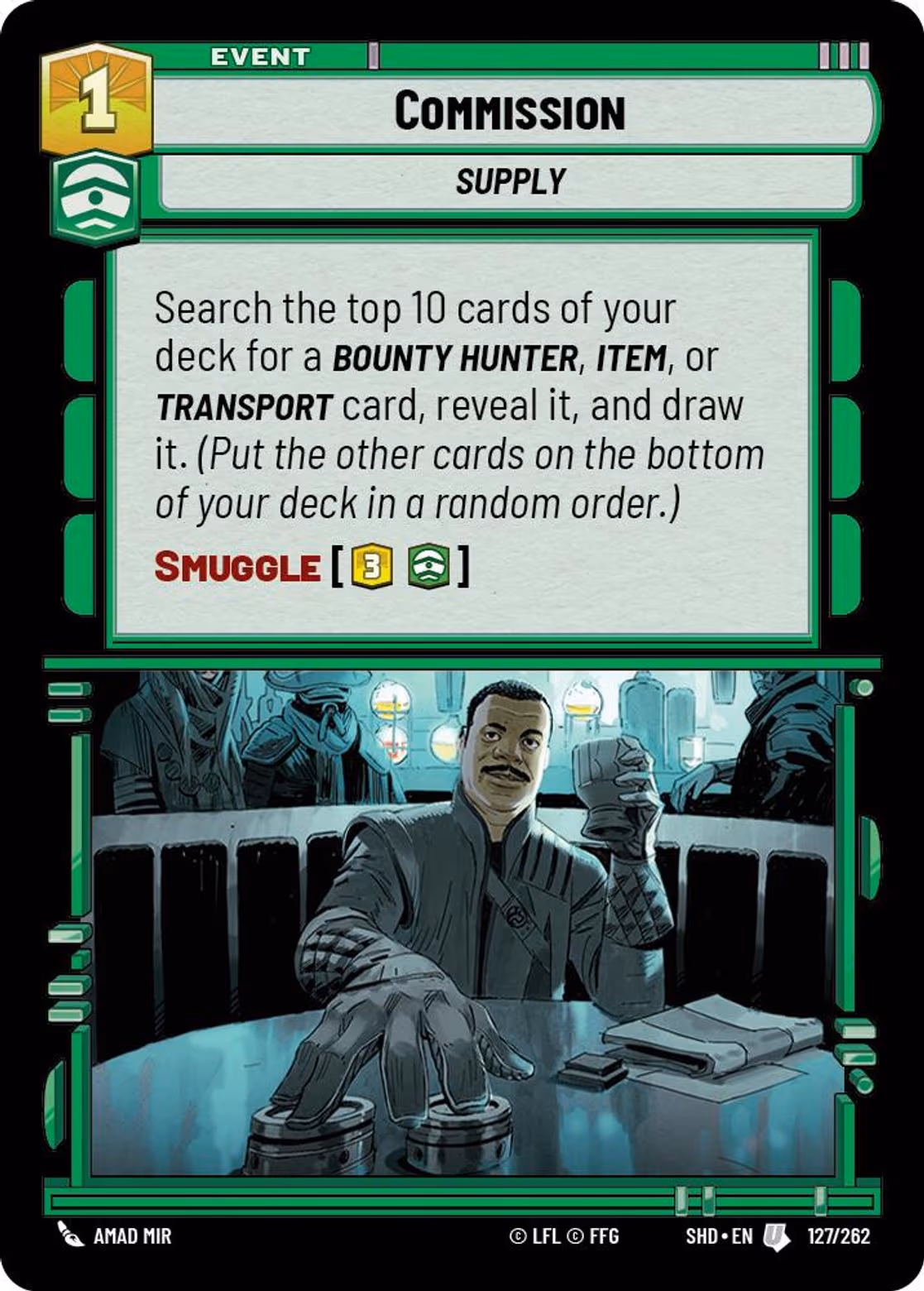 Commission SHD-127 Star Wars Unlimited card