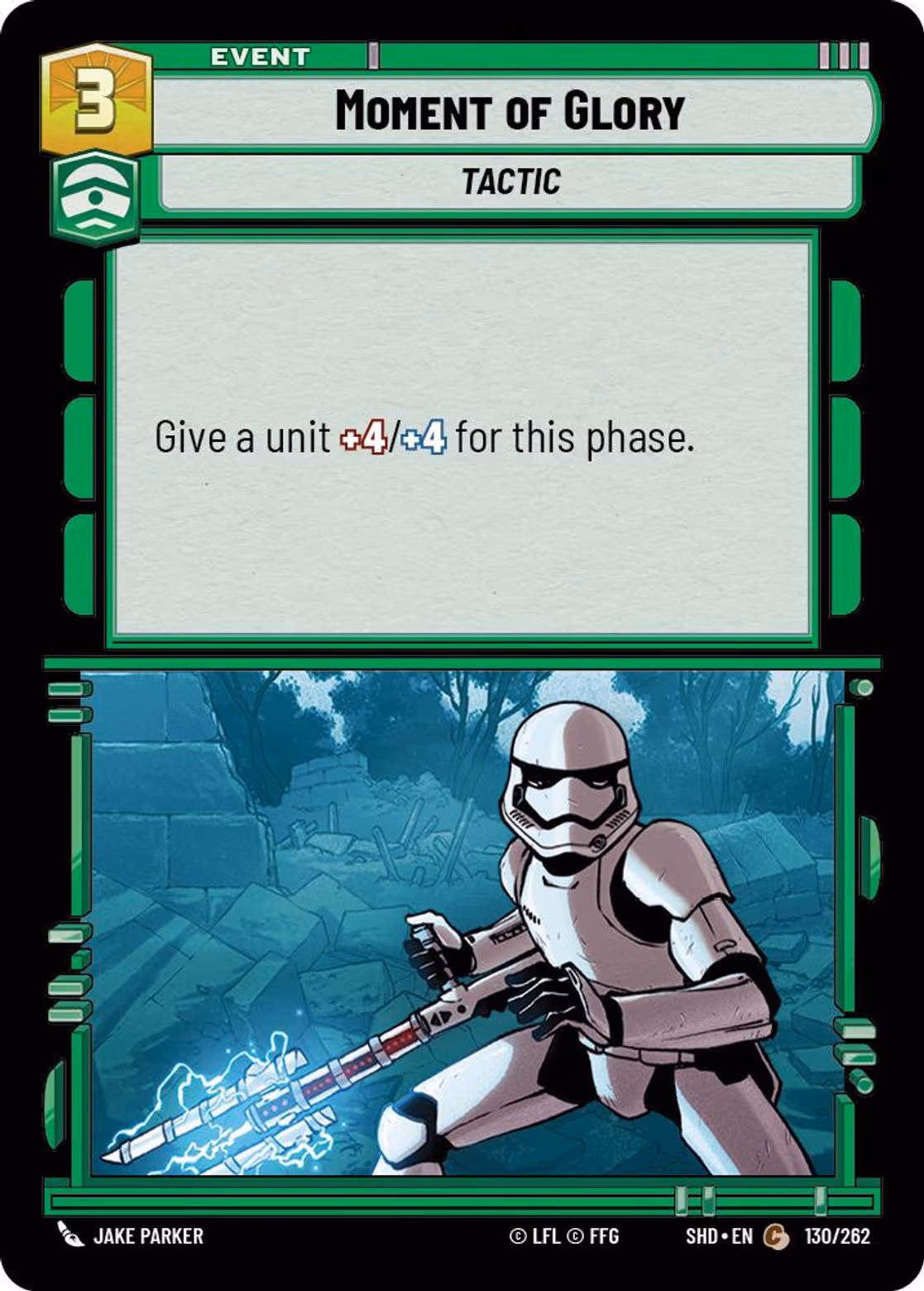 Moment of Glory SHD-130 Star Wars Unlimited card