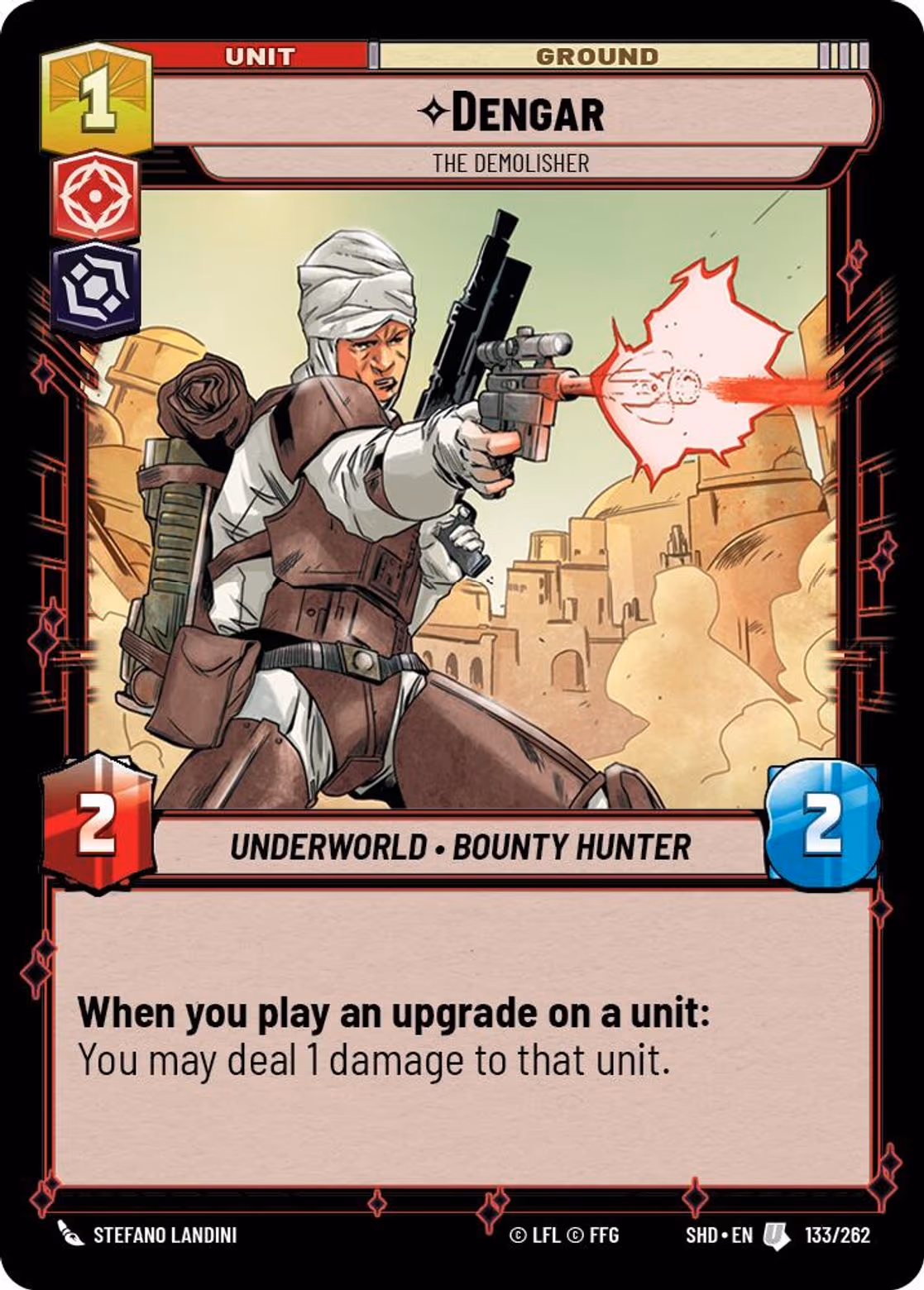 Dengar - The Demolisher SHD-133 Star Wars Unlimited card