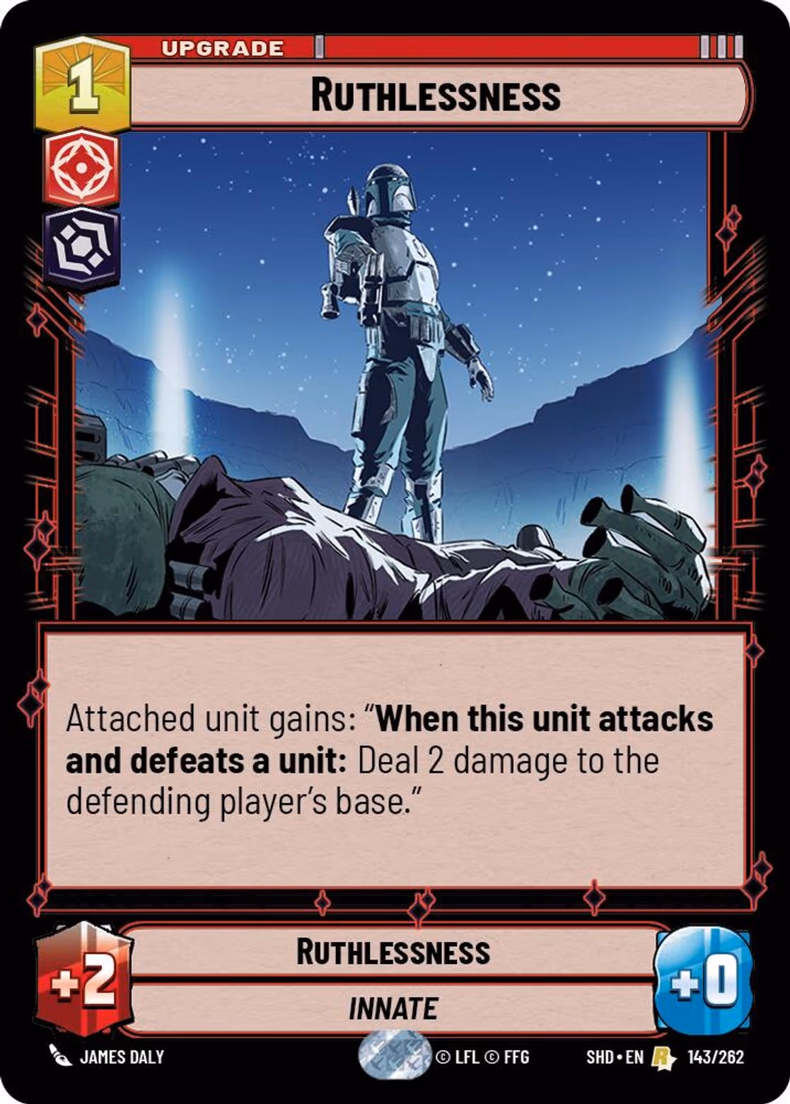 Ruthlessness SHD-143 Star Wars Unlimited card