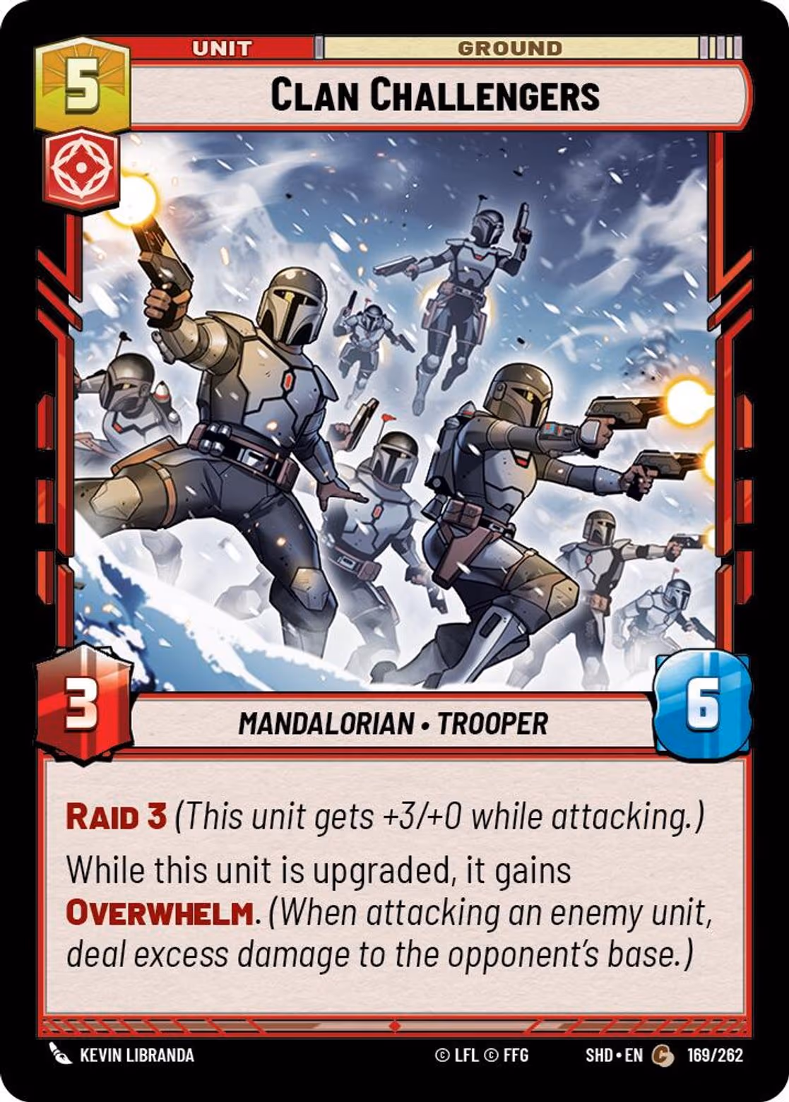 Clan Challengers SHD-169 Star Wars Unlimited card