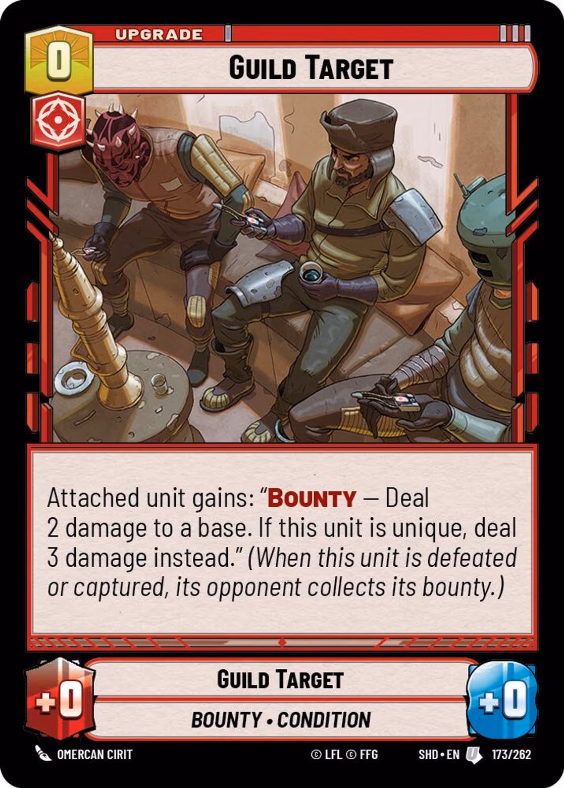 Guild Target SHD-173 Star Wars Unlimited card