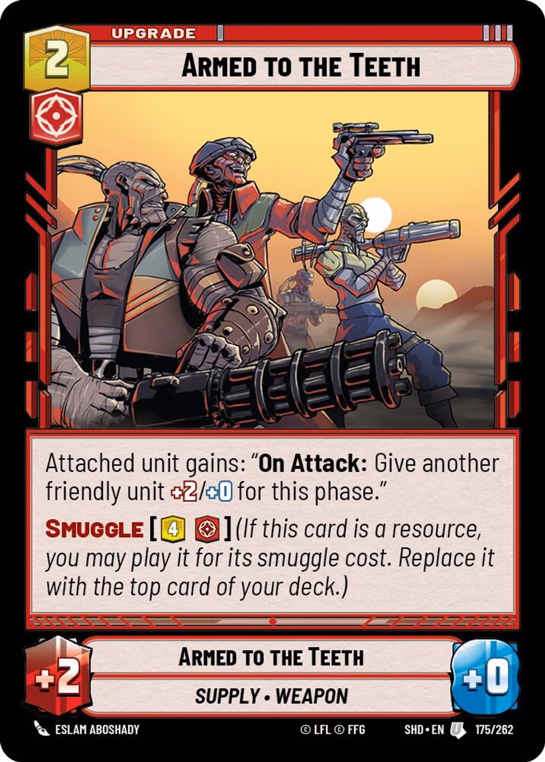 Armed to the Teeth SHD-175 Star Wars Unlimited card
