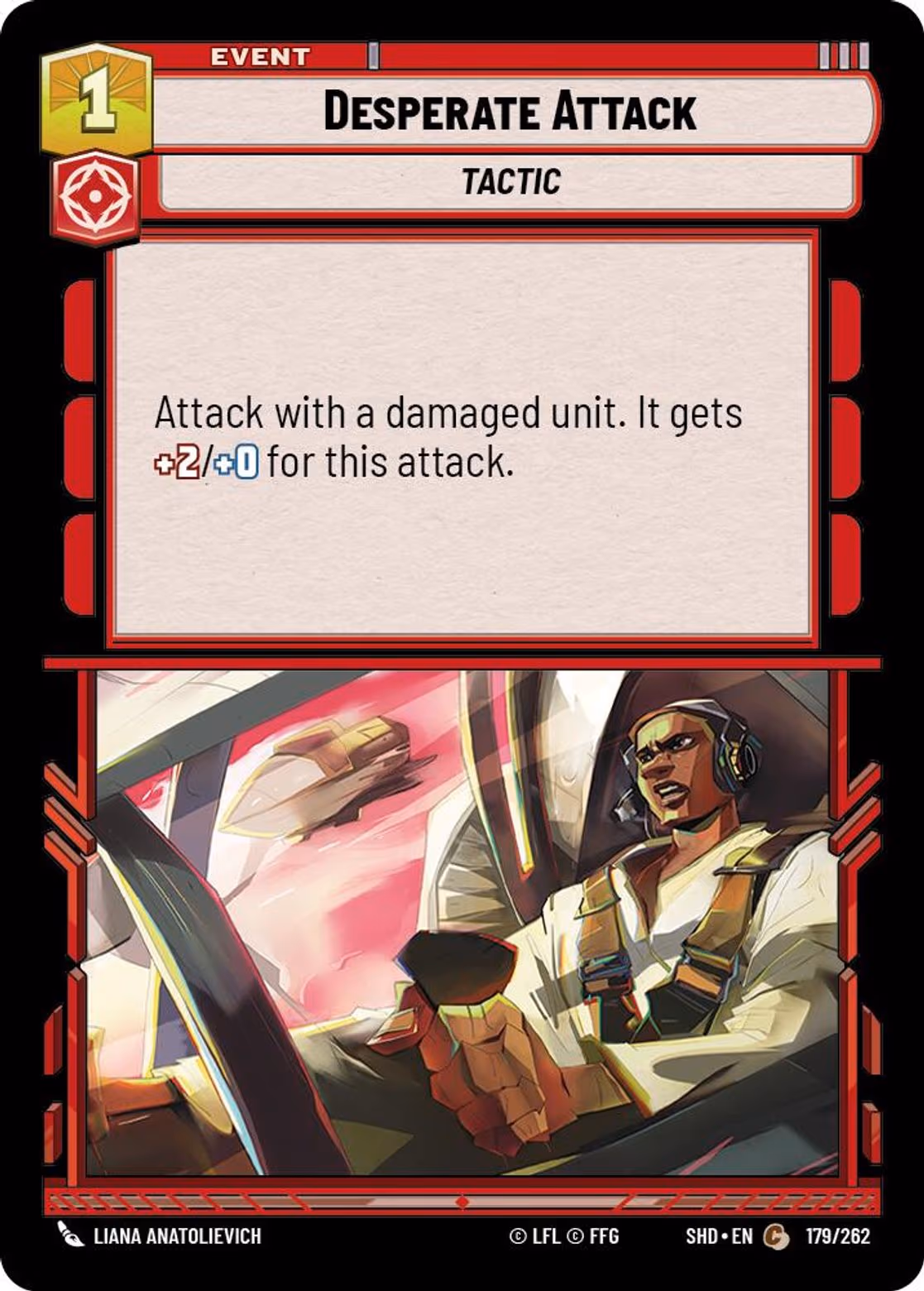Desperate Attack SHD-179 Star Wars Unlimited card