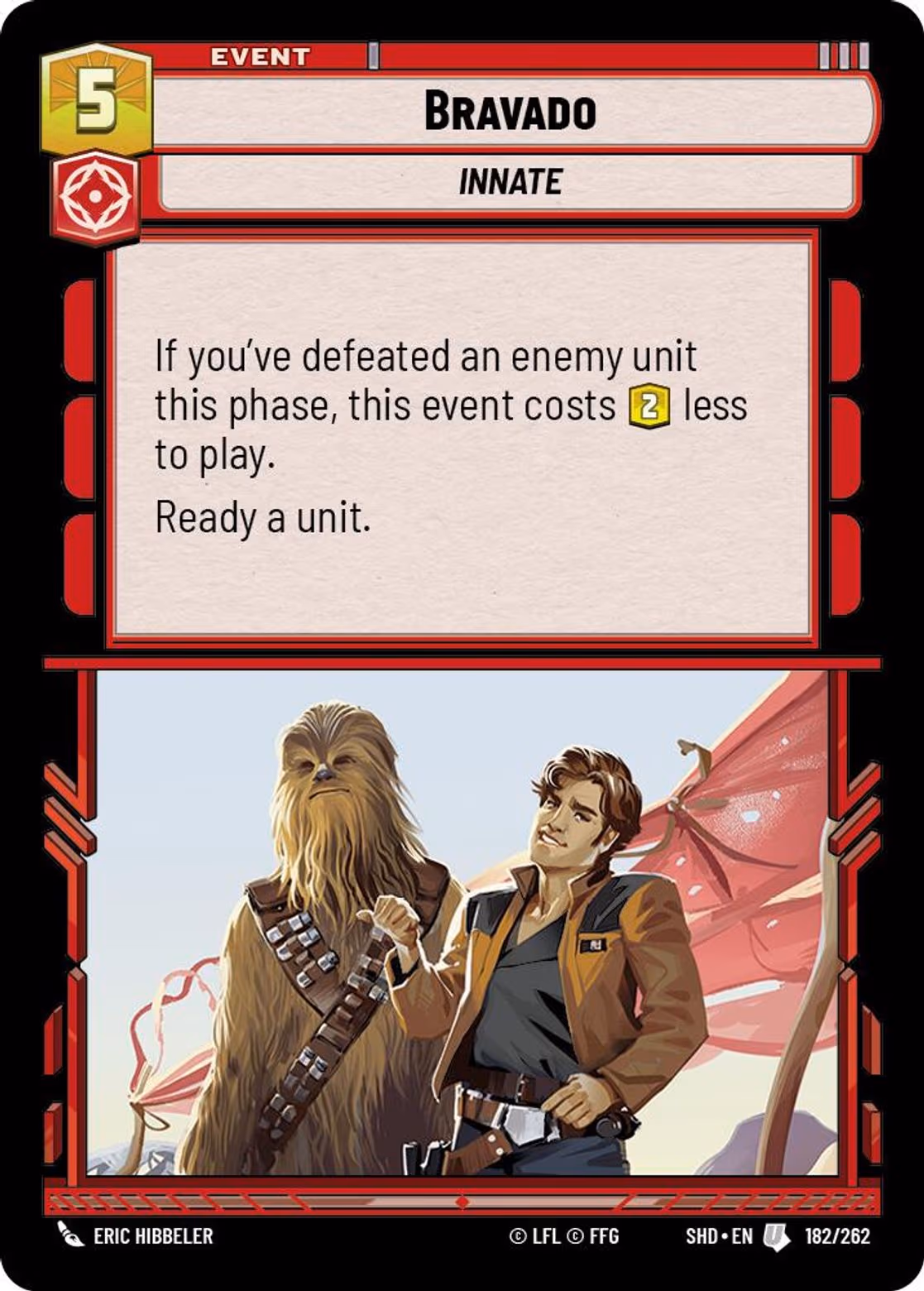 Bravado SHD-182 Star Wars Unlimited card