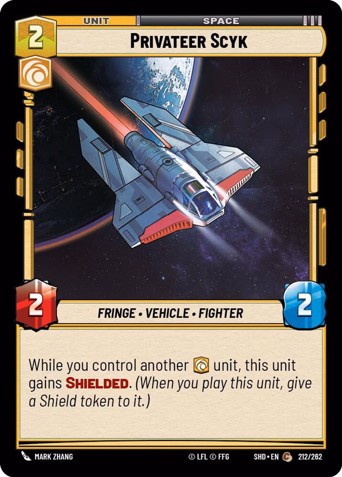Privateer Scyk SHD-212 Star Wars Unlimited card
