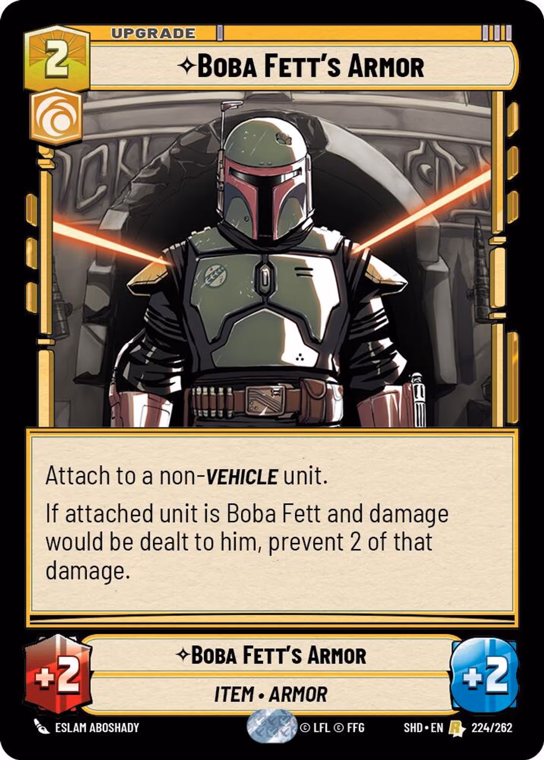 Boba Fett's Armor SHD-224 Star Wars Unlimited card