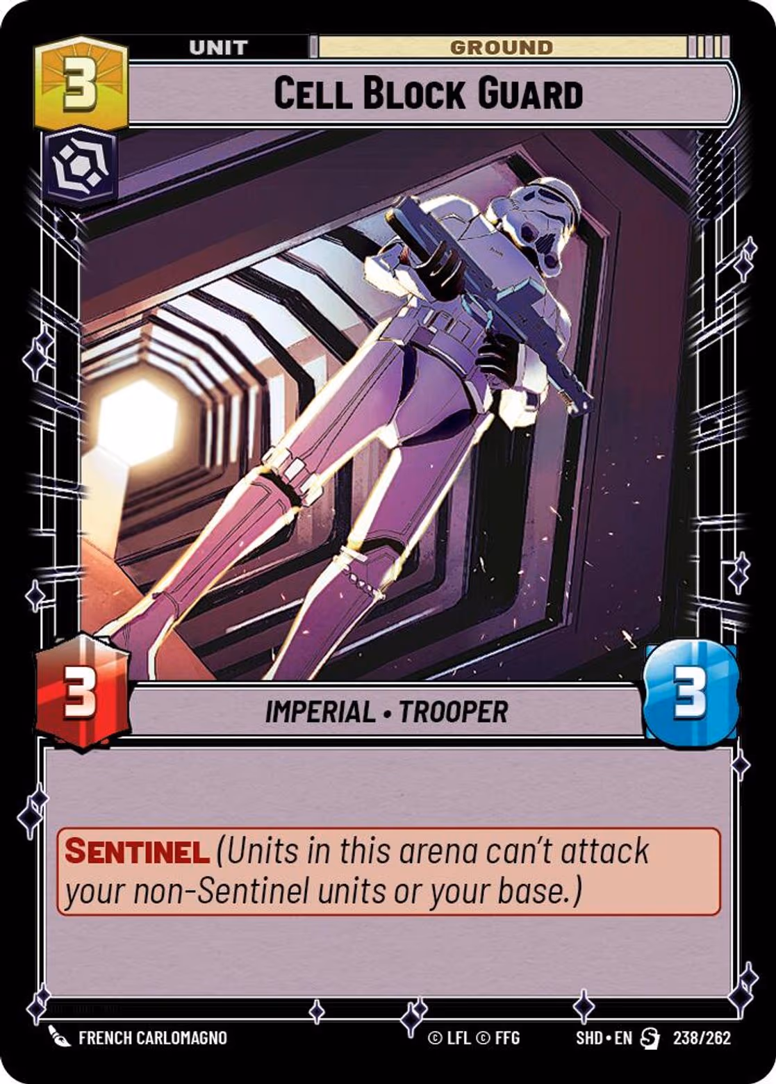 Cell Block Guard SHD-238 Star Wars Unlimited card