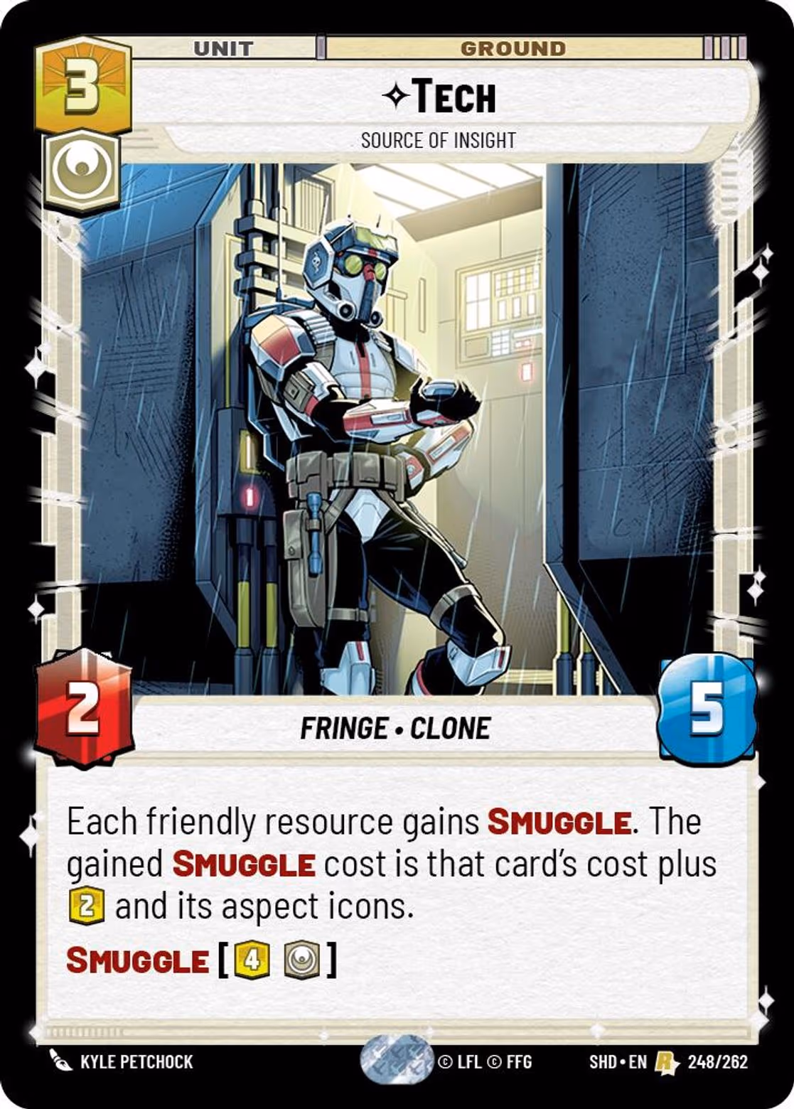 Tech - Source of Insight SHD-248 Star Wars Unlimited card