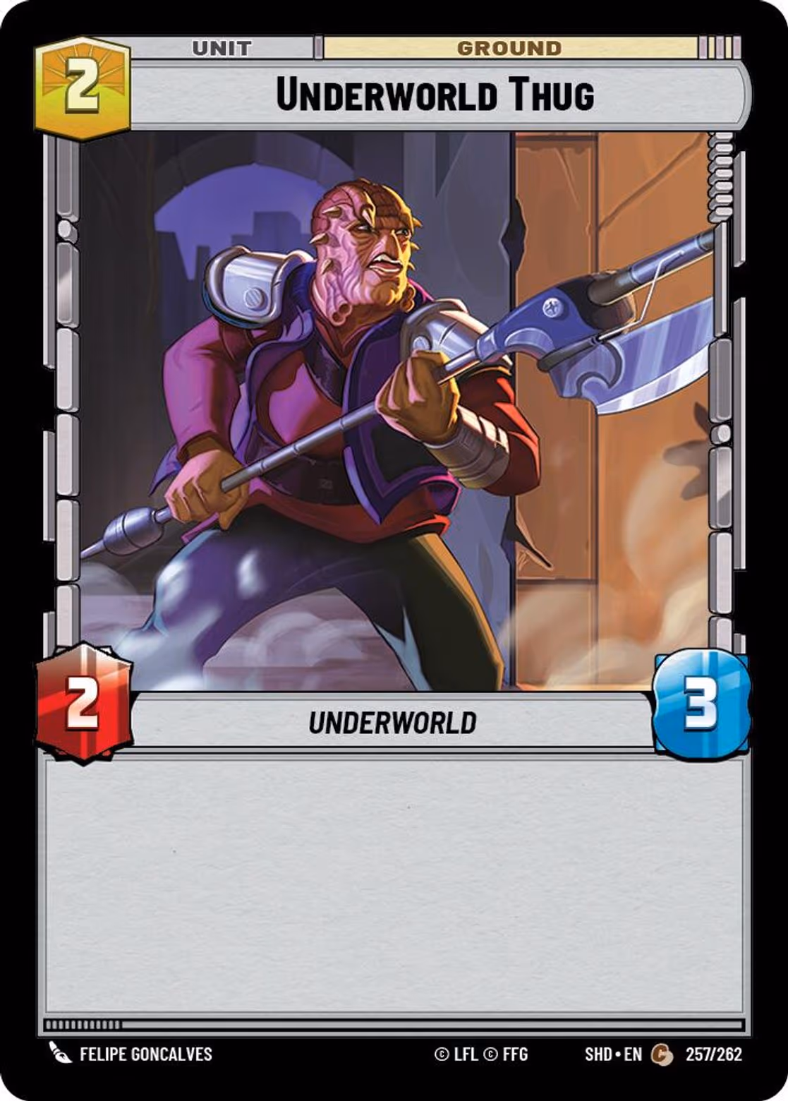 Underworld Thug SHD-257 Star Wars Unlimited card