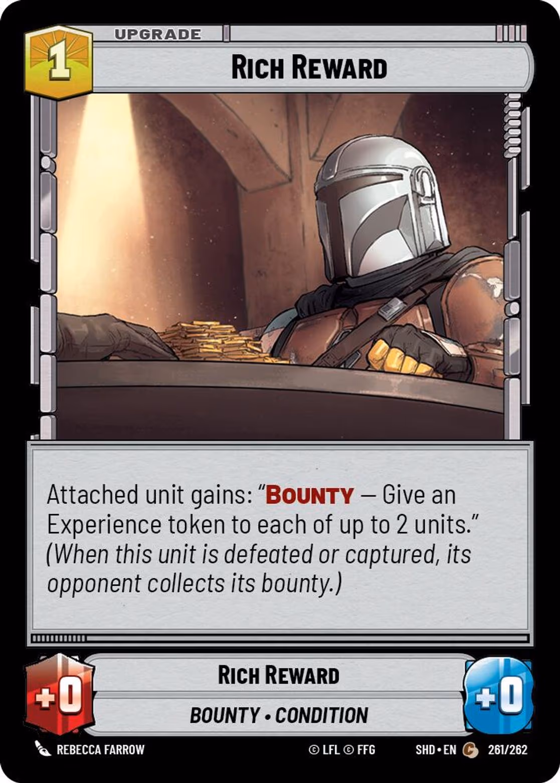 Rich Reward SHD-261 Star Wars Unlimited card
