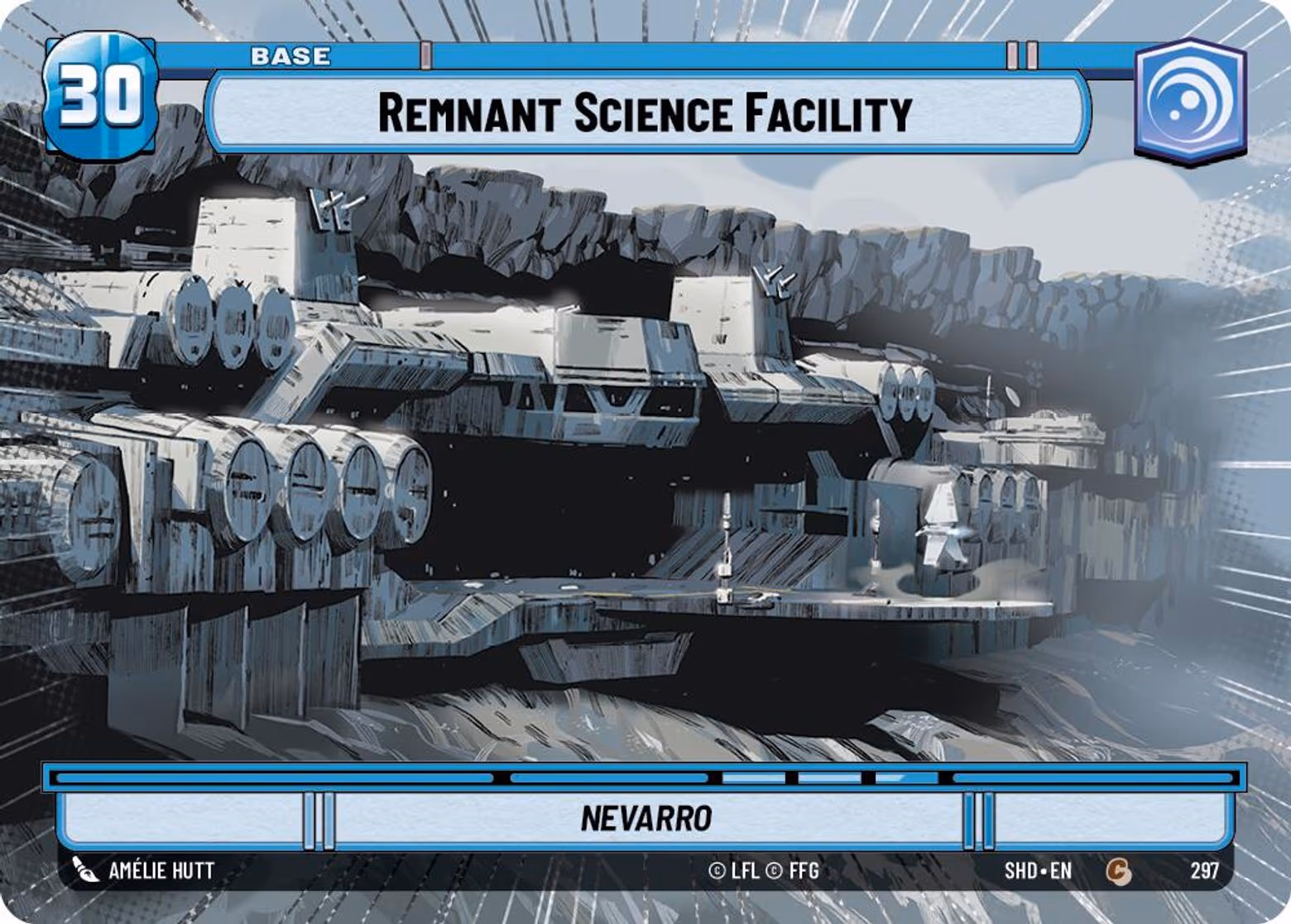 Remnant Science Facility - Nevarro SHD-297 Hyperspace Star Wars Unlimited card