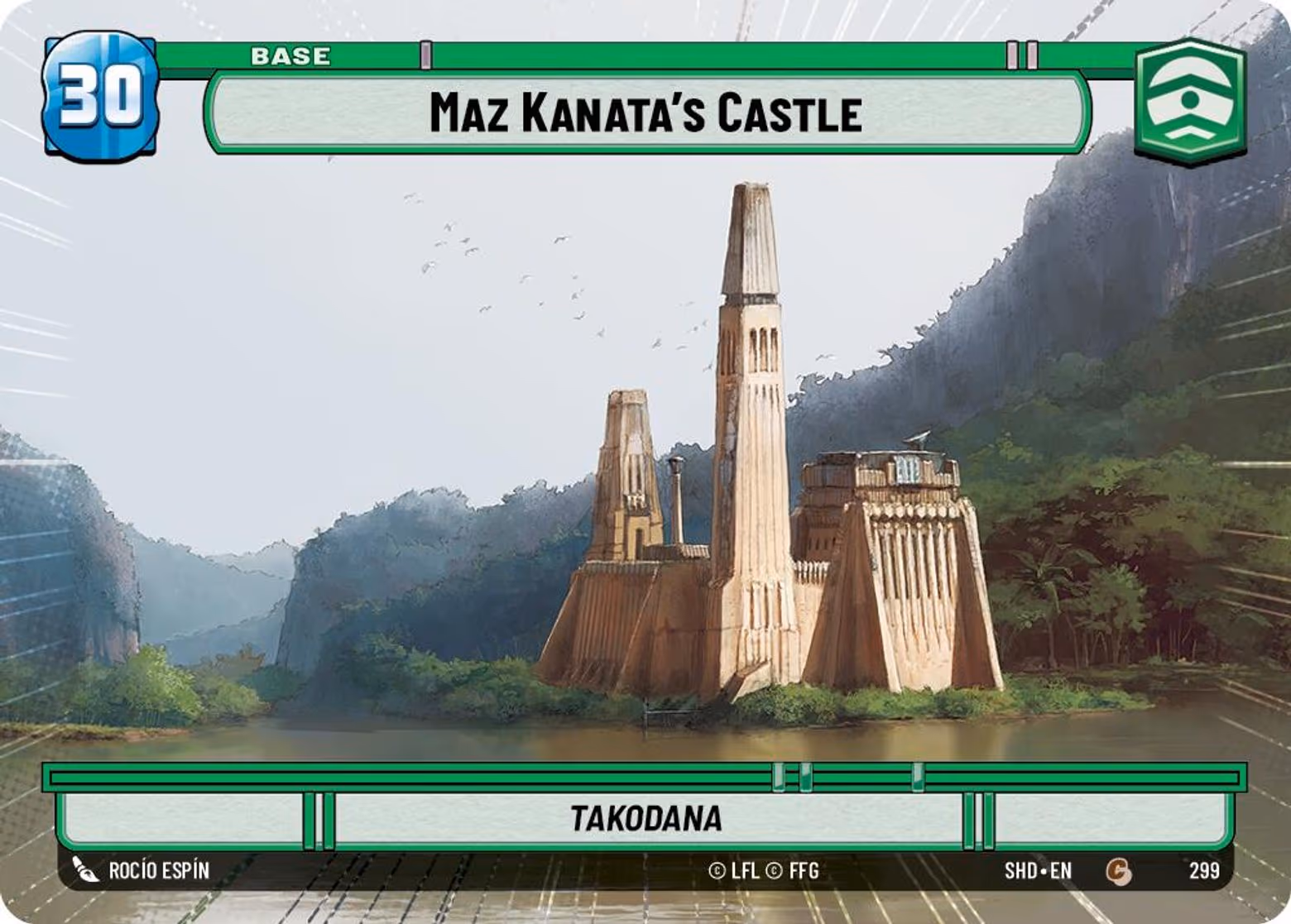 Maz Kanata's Castle - Takodana SHD-299 Hyperspace Star Wars Unlimited card