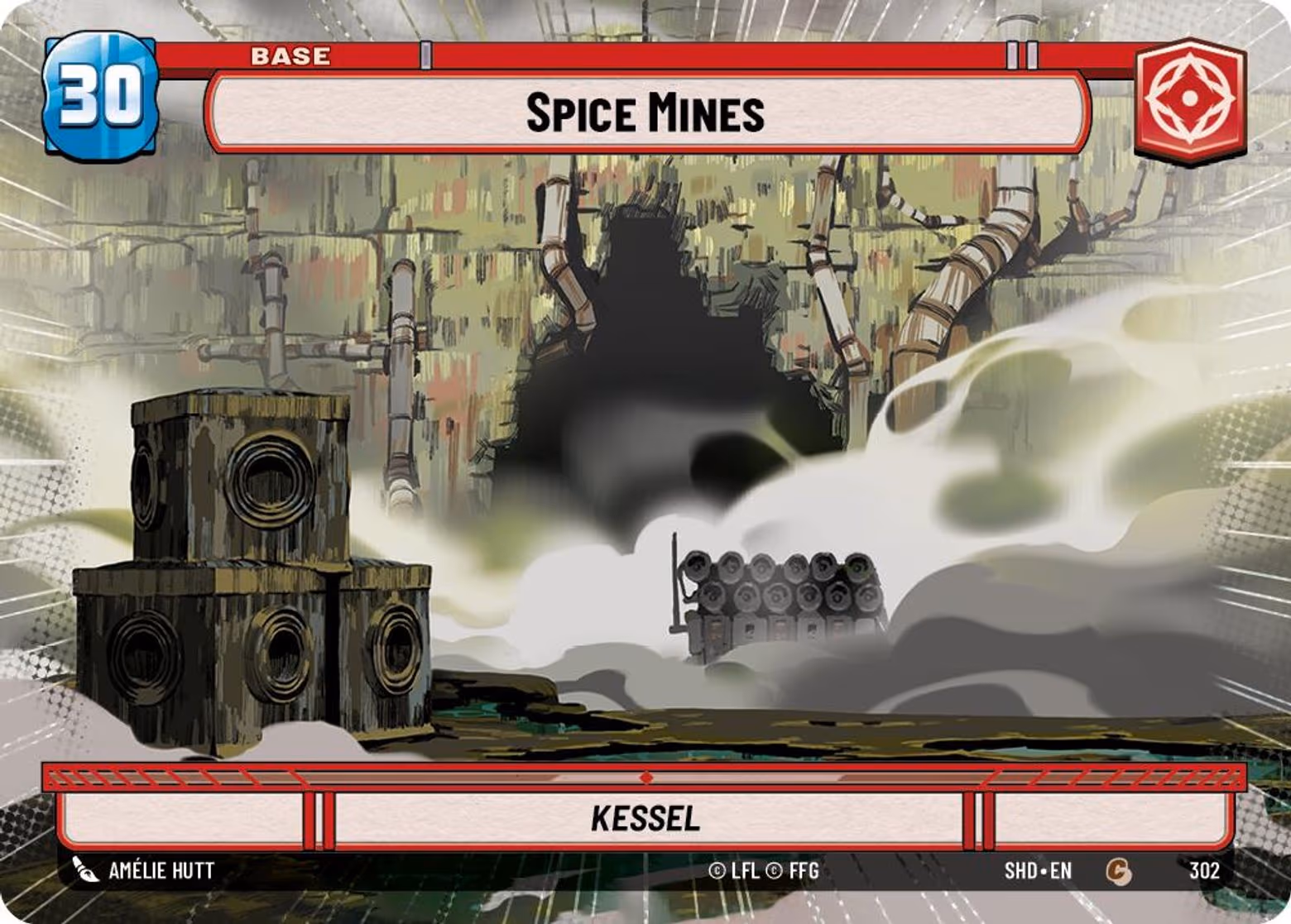 Spice Mines - Kessel SHD-302 Hyperspace Star Wars Unlimited card