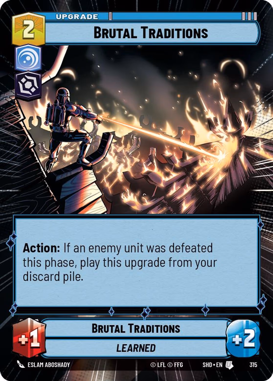 Brutal Traditions SHD-315 Hyperspace Star Wars Unlimited card