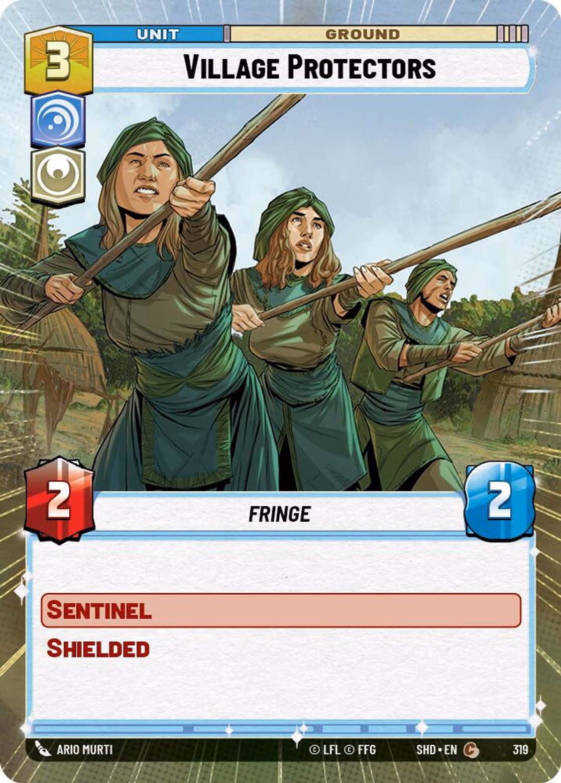 Village Protectors SHD-319 Hyperspace Star Wars Unlimited card