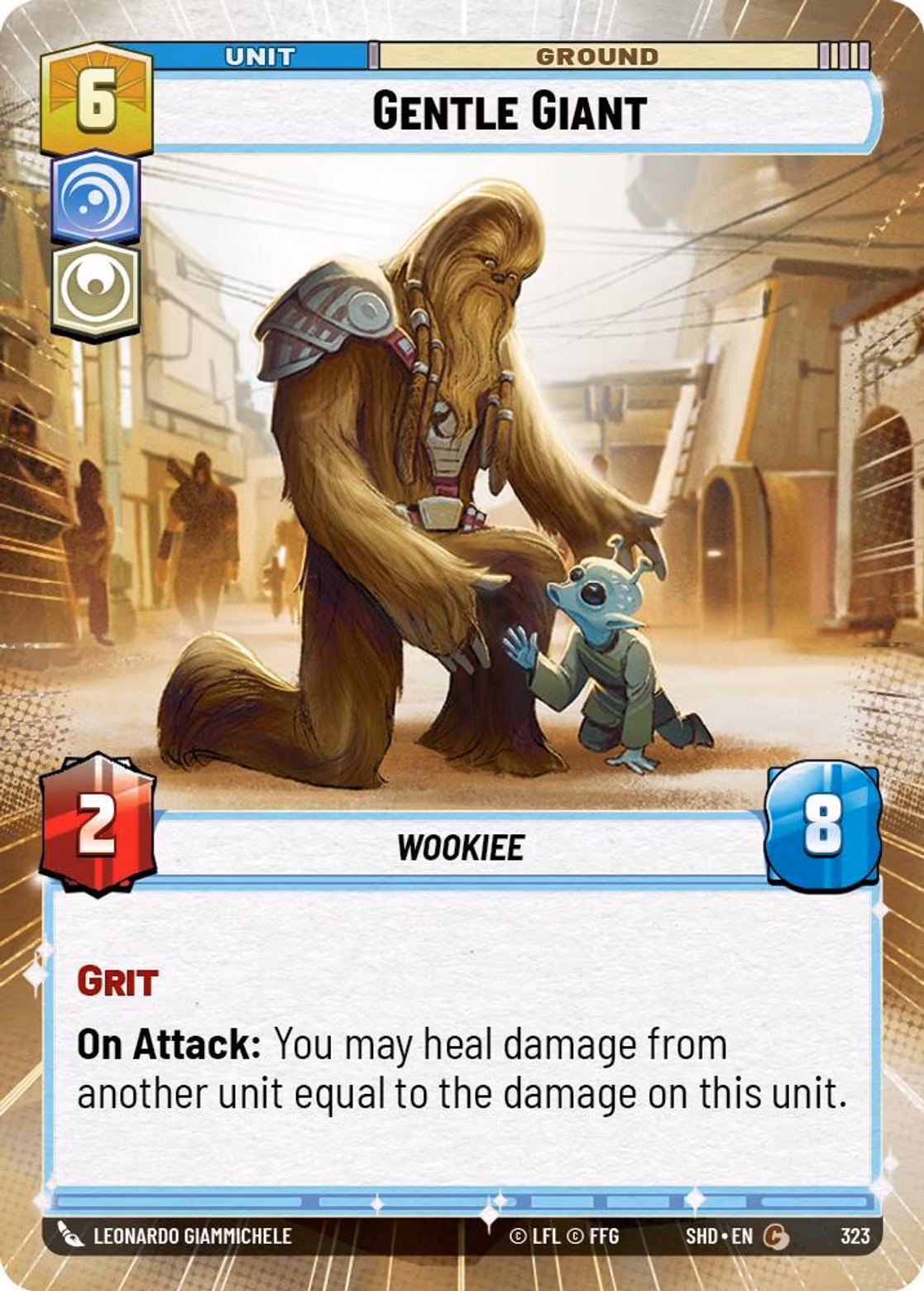 Gentle Giant SHD-323 Hyperspace Star Wars Unlimited card