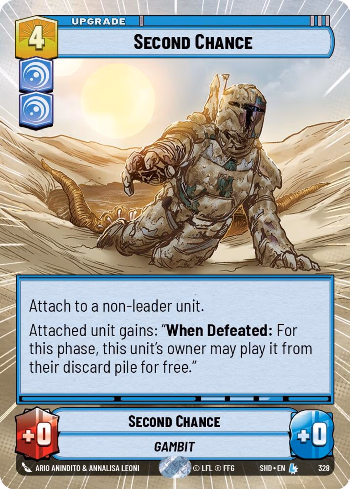 Second Chance SHD-328 Hyperspace Star Wars Unlimited card