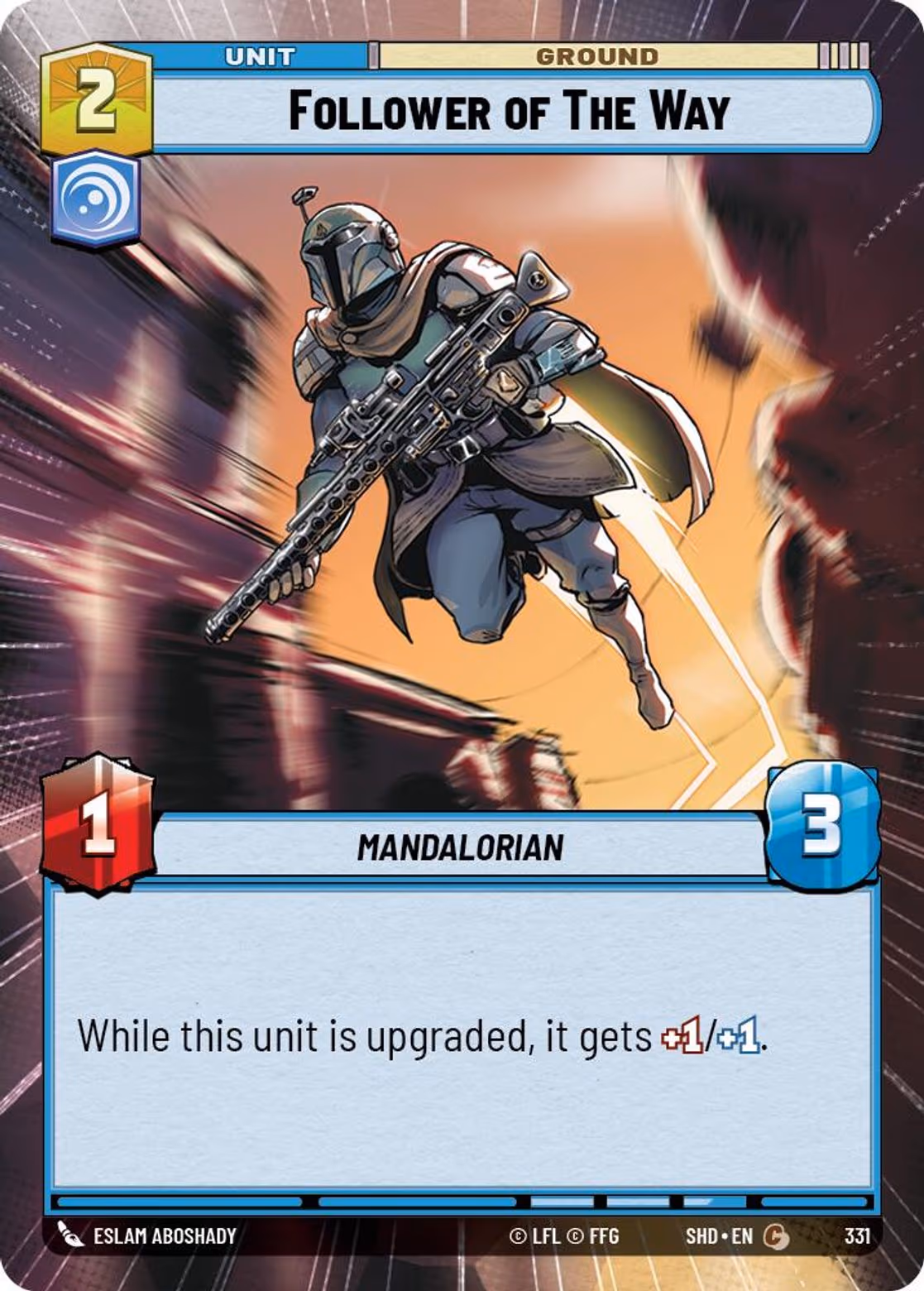 Follower of The Way SHD-331 Hyperspace Star Wars Unlimited card