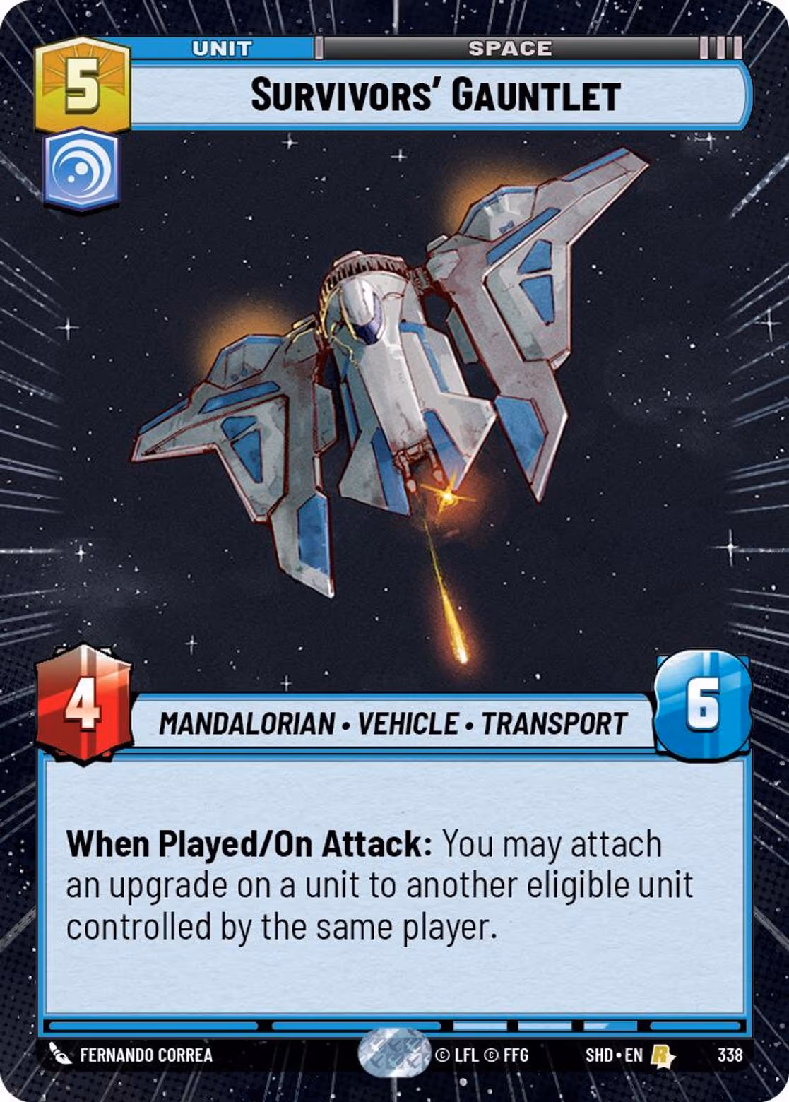 Survivors' Gauntlet SHD-338 Hyperspace Star Wars Unlimited card