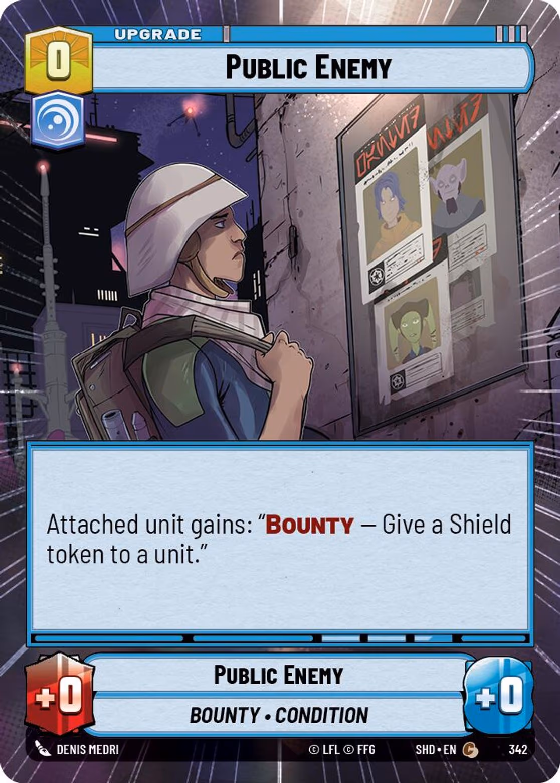 Public Enemy SHD-342 Hyperspace Star Wars Unlimited card