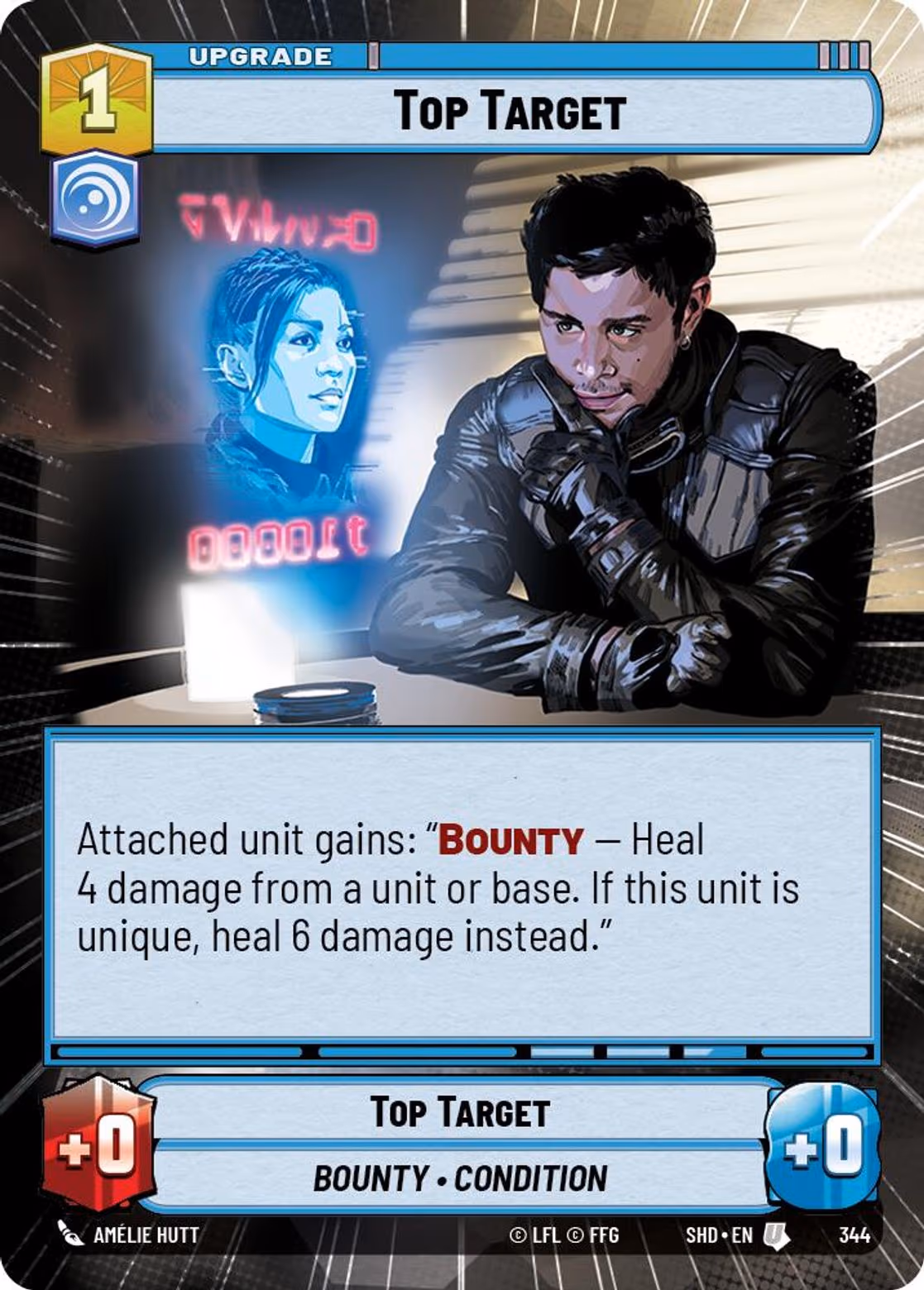 Top Target SHD-344 Hyperspace Star Wars Unlimited card