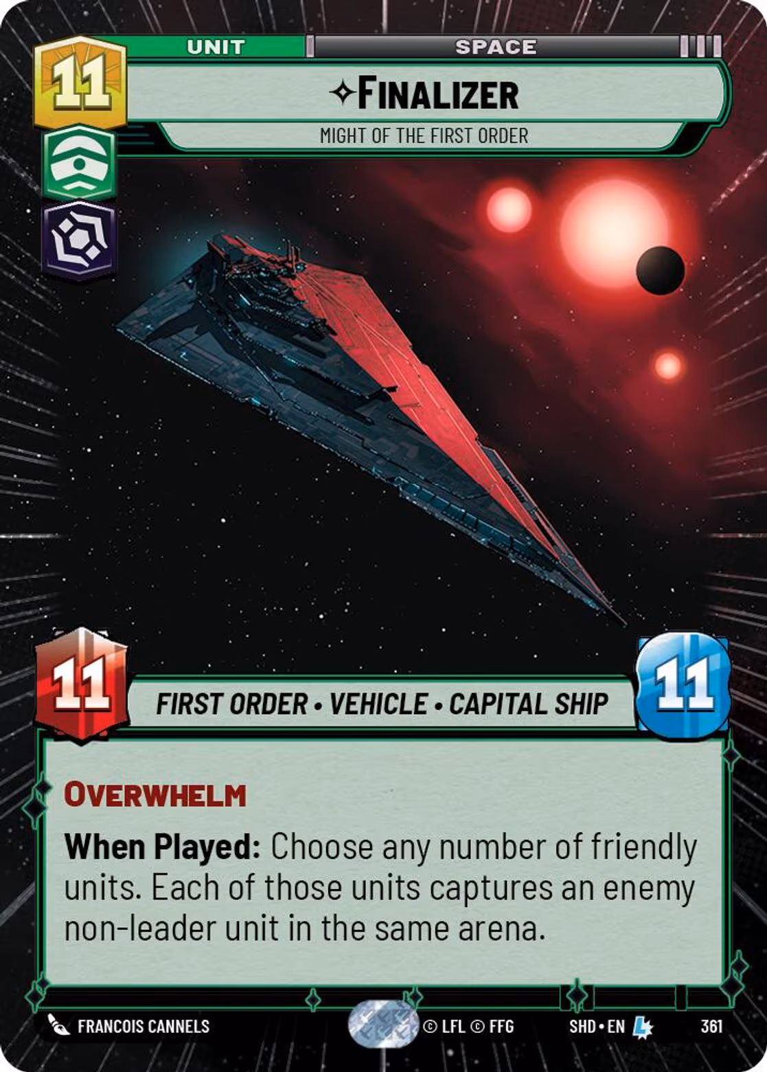 Finalizer - Might of the First Order SHD-361 Hyperspace Star Wars Unlimited card