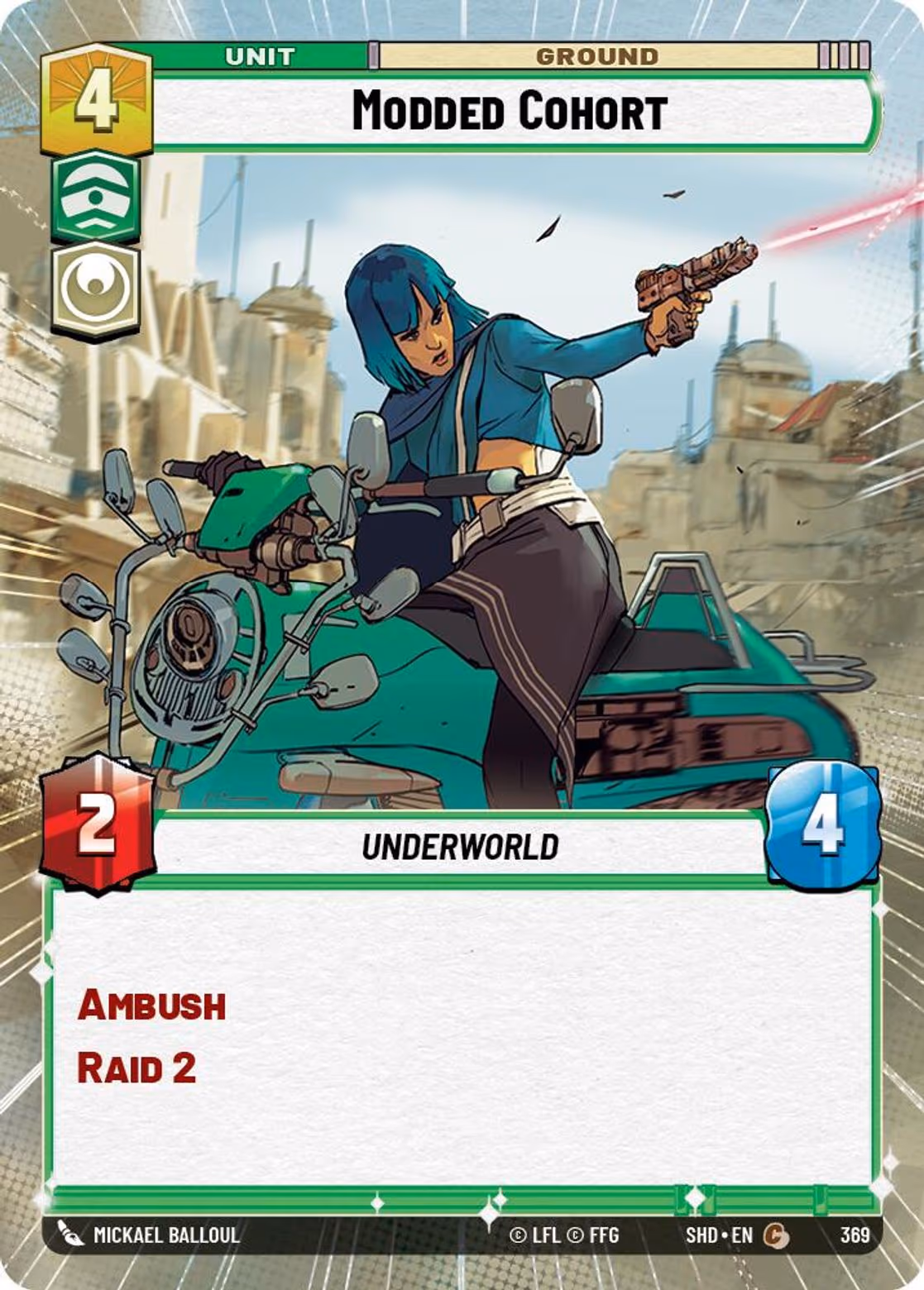 Modded Cohort SHD-369 Hyperspace Star Wars Unlimited card