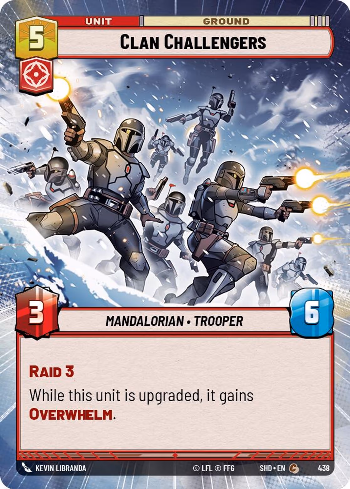 Clan Challengers SHD-438 Hyperspace Star Wars Unlimited card