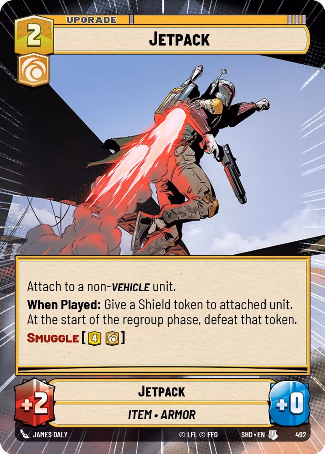 Jetpack SHD-492 Hyperspace Star Wars Unlimited card