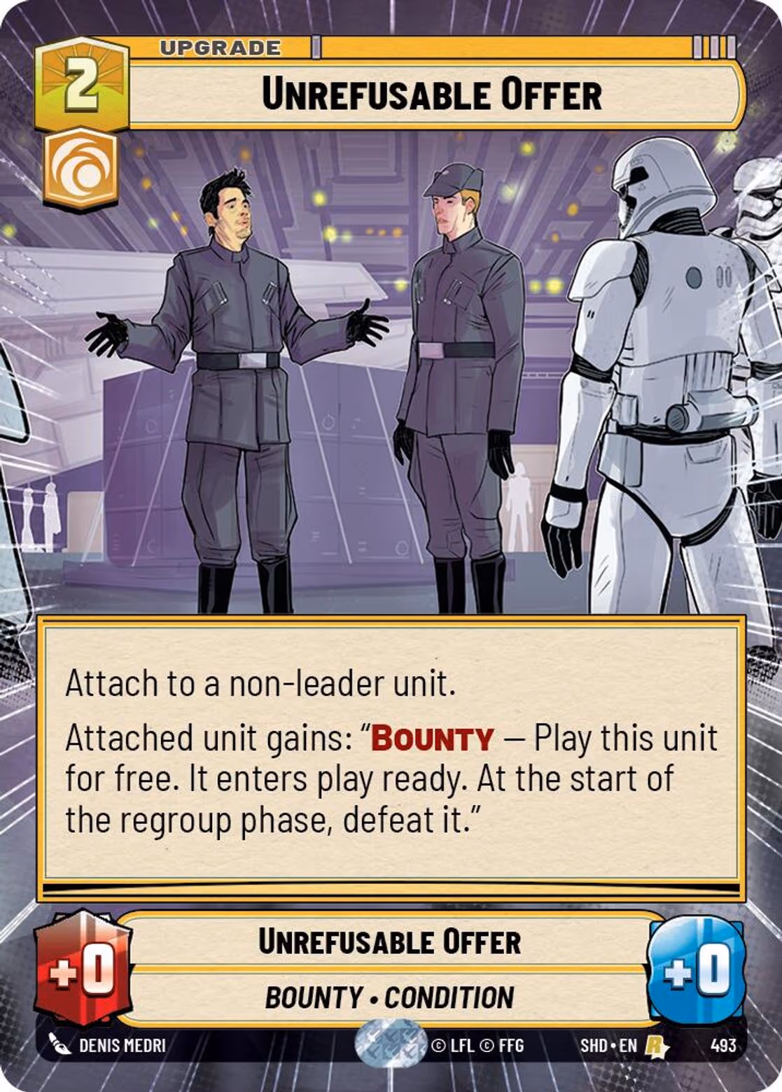 Unrefusable Offer SHD-493 Hyperspace Star Wars Unlimited card