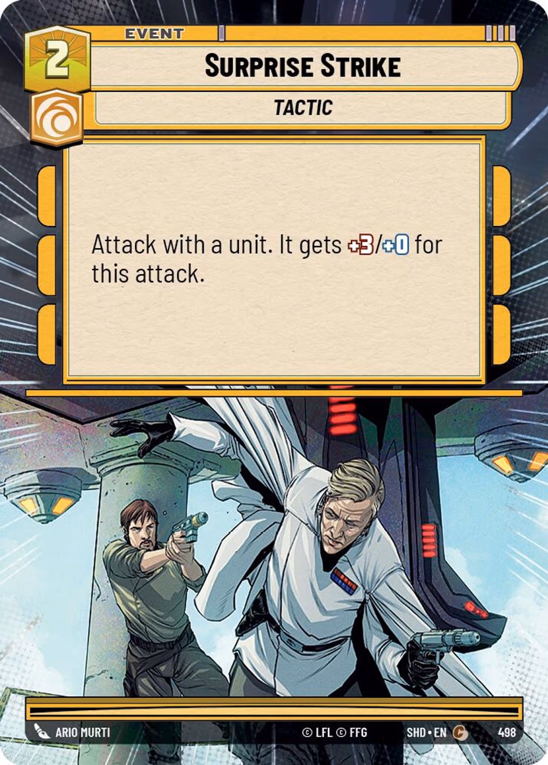 Surprise Strike SHD-498 Hyperspace Star Wars Unlimited card