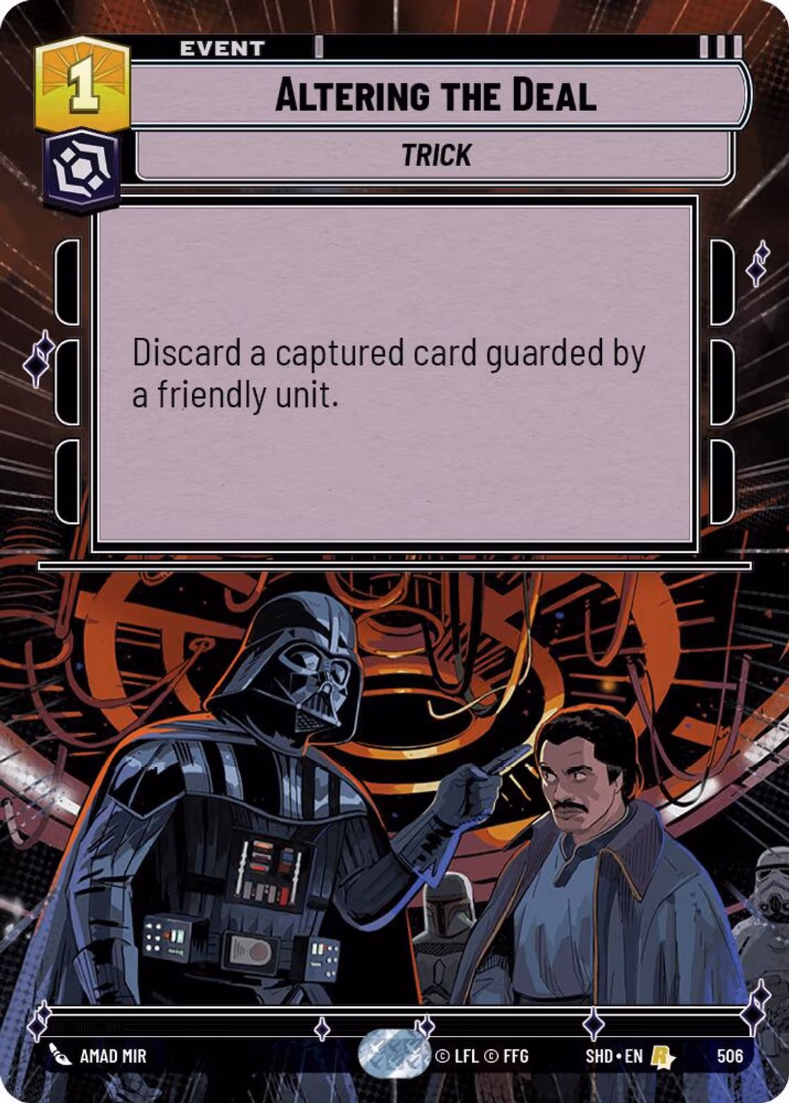 Altering the Deal SHD-506 Hyperspace Star Wars Unlimited card