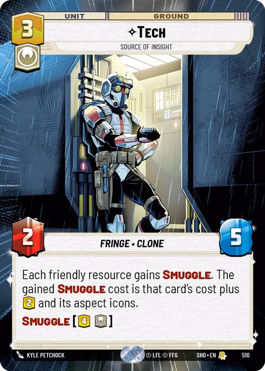 Tech - Source of Insight SHD-510 Hyperspace Star Wars Unlimited card
