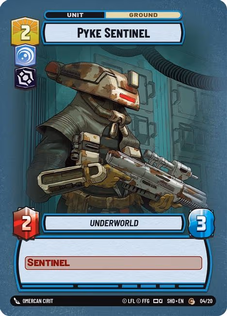 Pyke Sentinel SHDOP-04 Star Wars Unlimited card