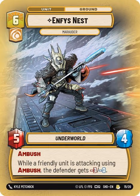 Enfys Nest - Marauder SHDOP-15 Star Wars Unlimited card