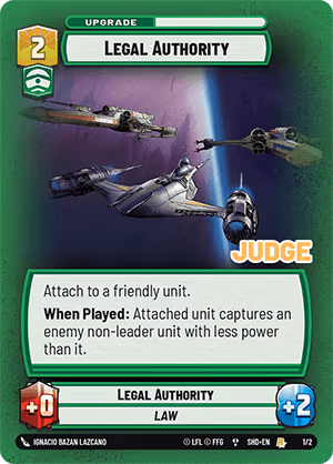 Shadows of the Galaxy - Planetary Qualifier (Judge) Star Wars Unlimited card