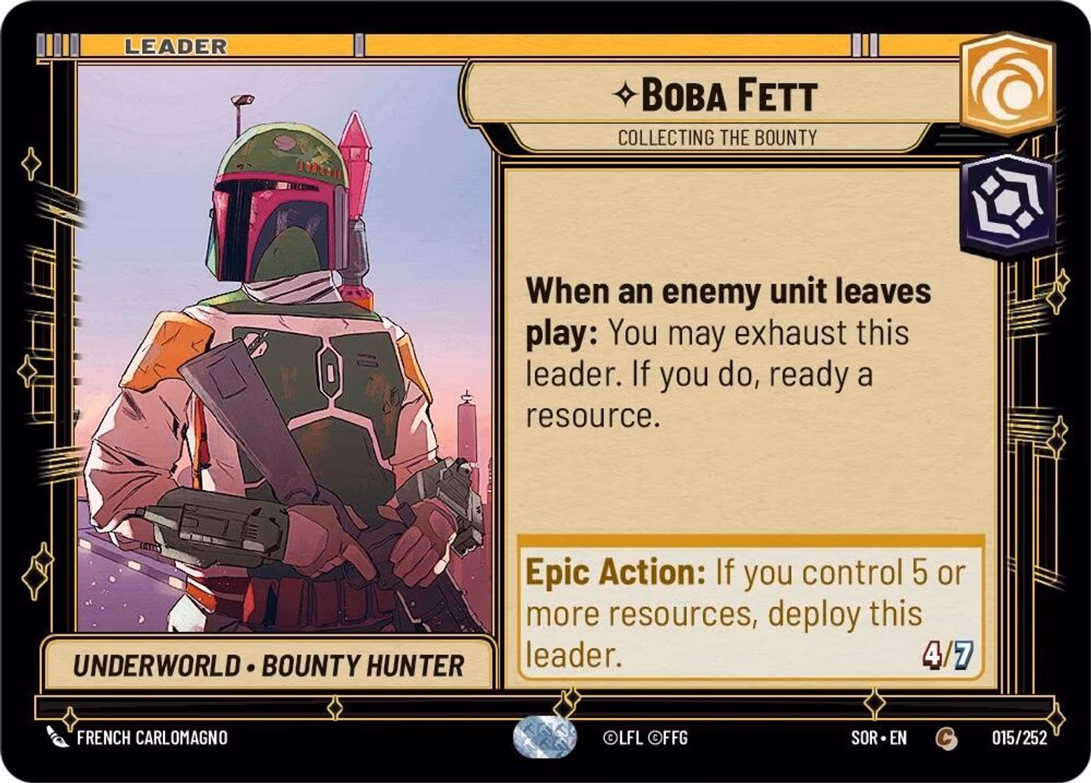 Spark of Rebellion Star Wars Unlimited card