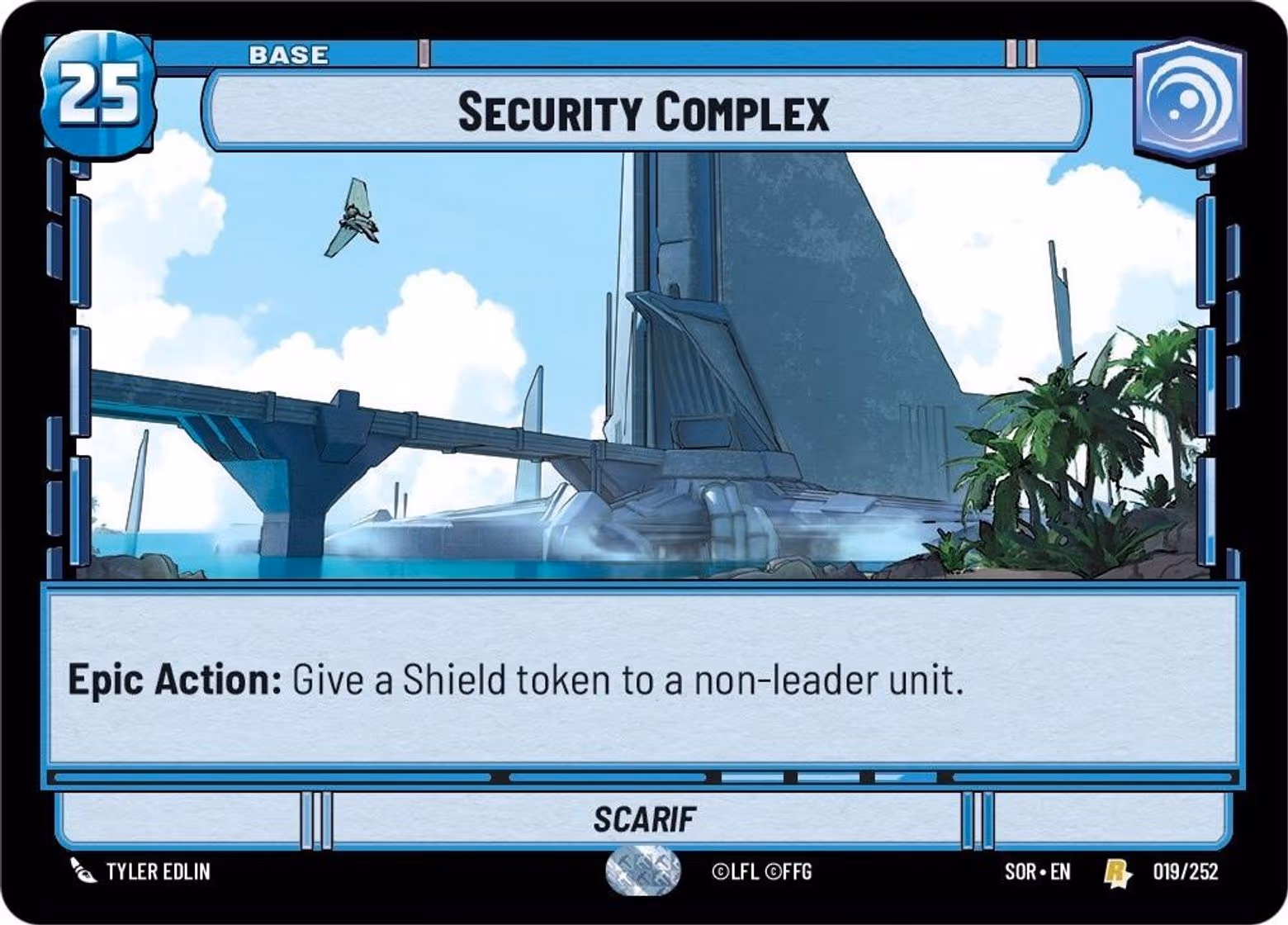 Security Complex - Scarif SOR-019 Star Wars Unlimited card
