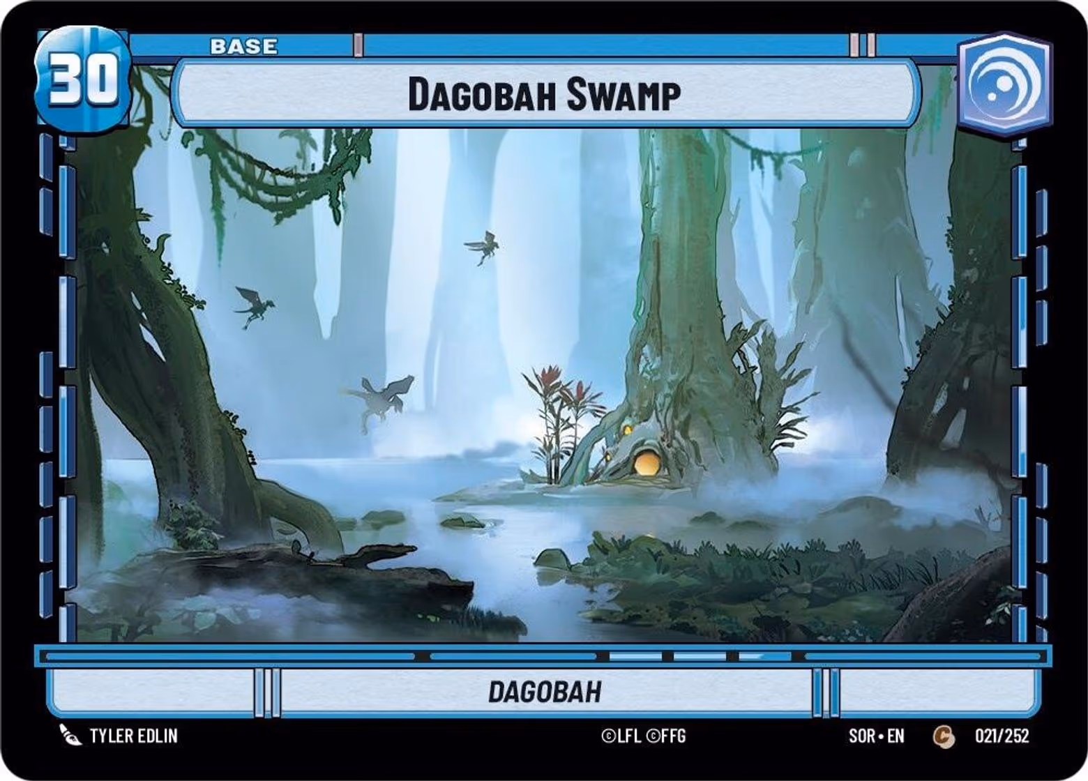 Dagobah Swamp - Dagobah SOR-021 Star Wars Unlimited card