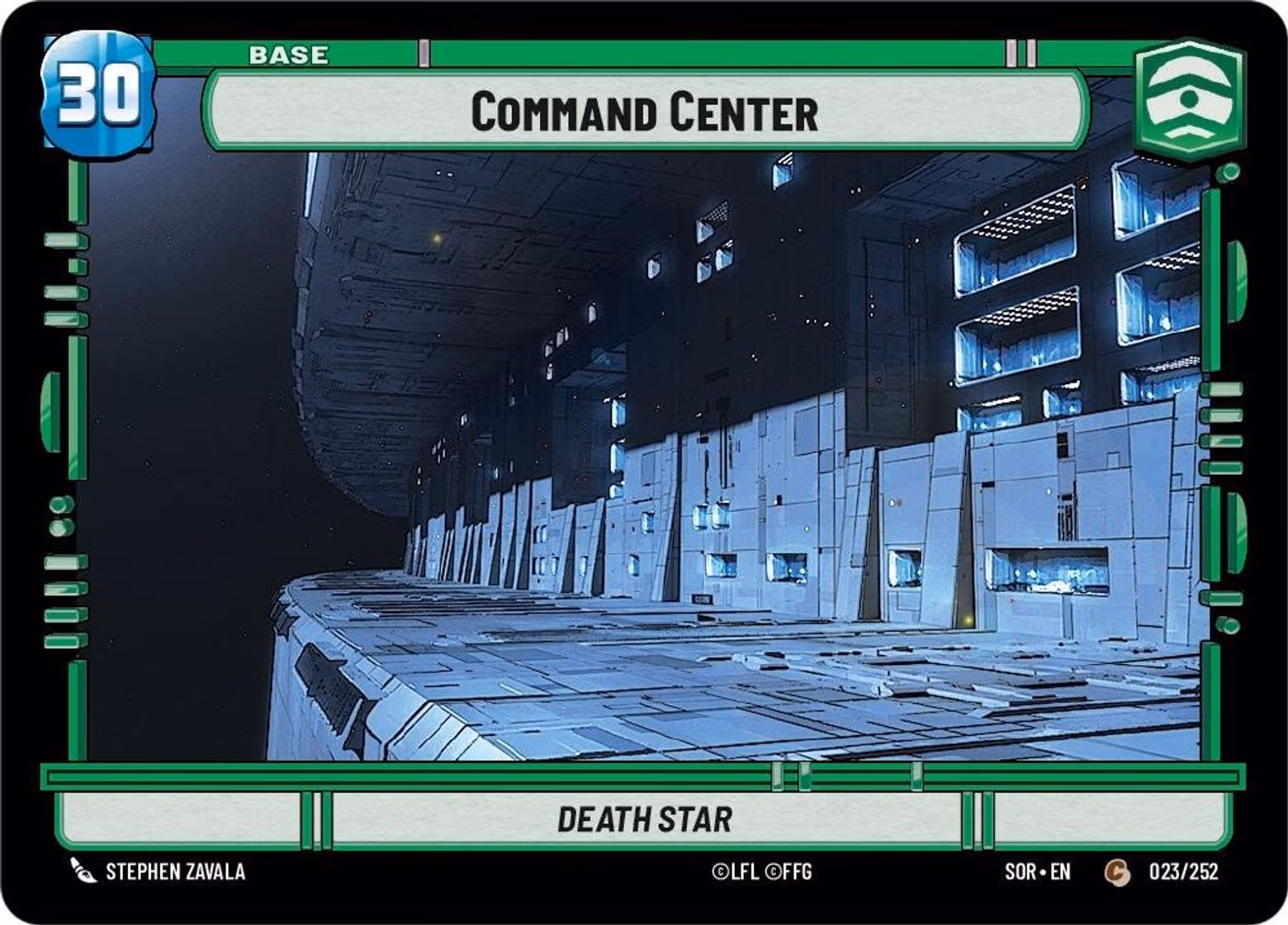 Command Center - Death Star SOR-023 Star Wars Unlimited card