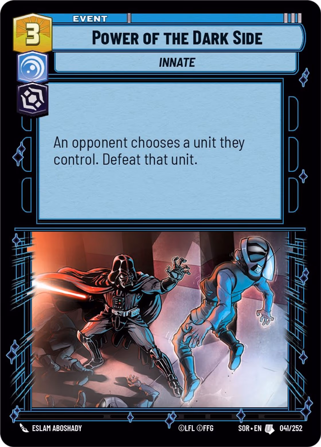 Power of the Dark Side SOR-041 Star Wars Unlimited card