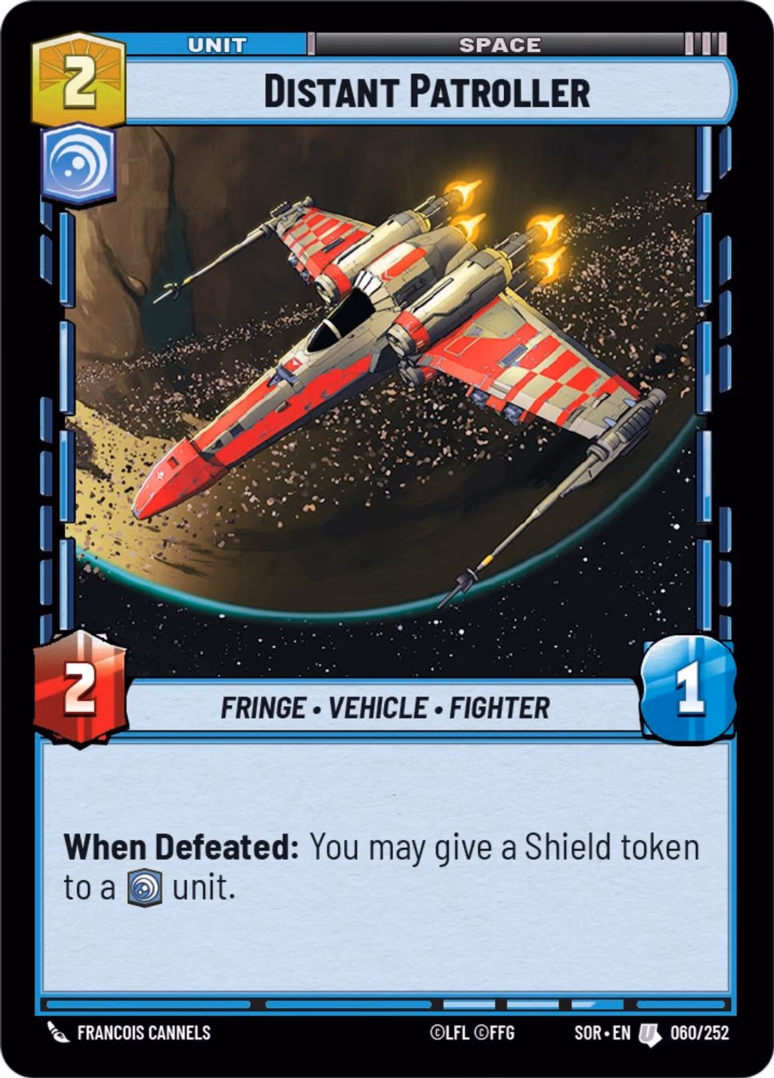 Distant Patroller SOR-060 Star Wars Unlimited card