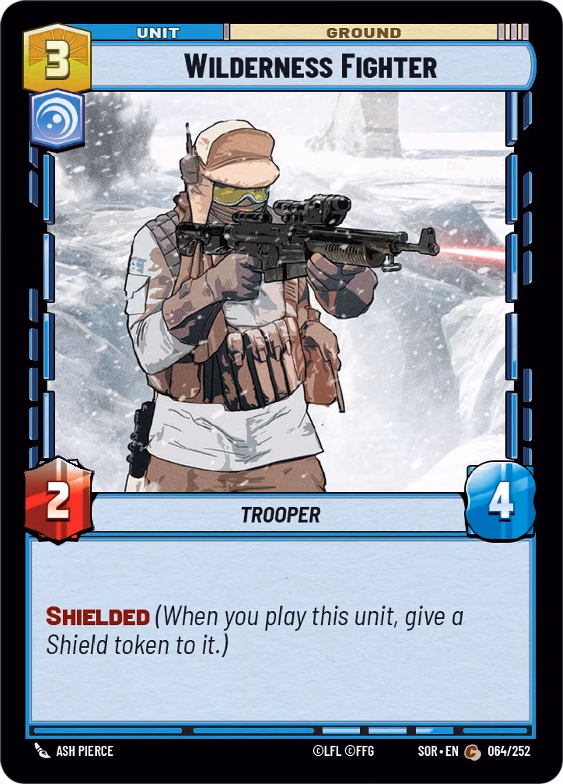 Wilderness Fighter SOR-064 Star Wars Unlimited card