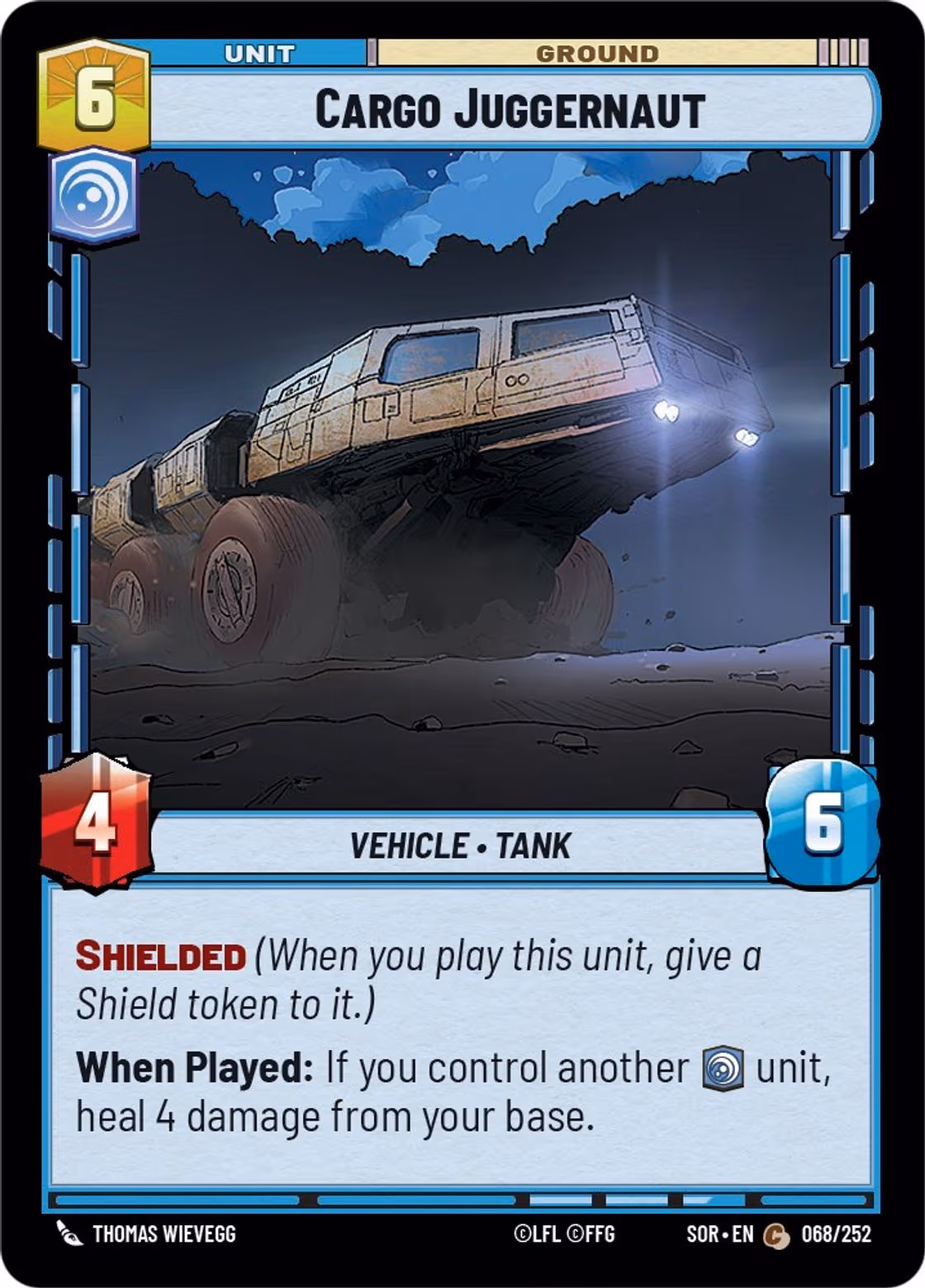 Cargo Juggernaut SOR-068 Star Wars Unlimited card